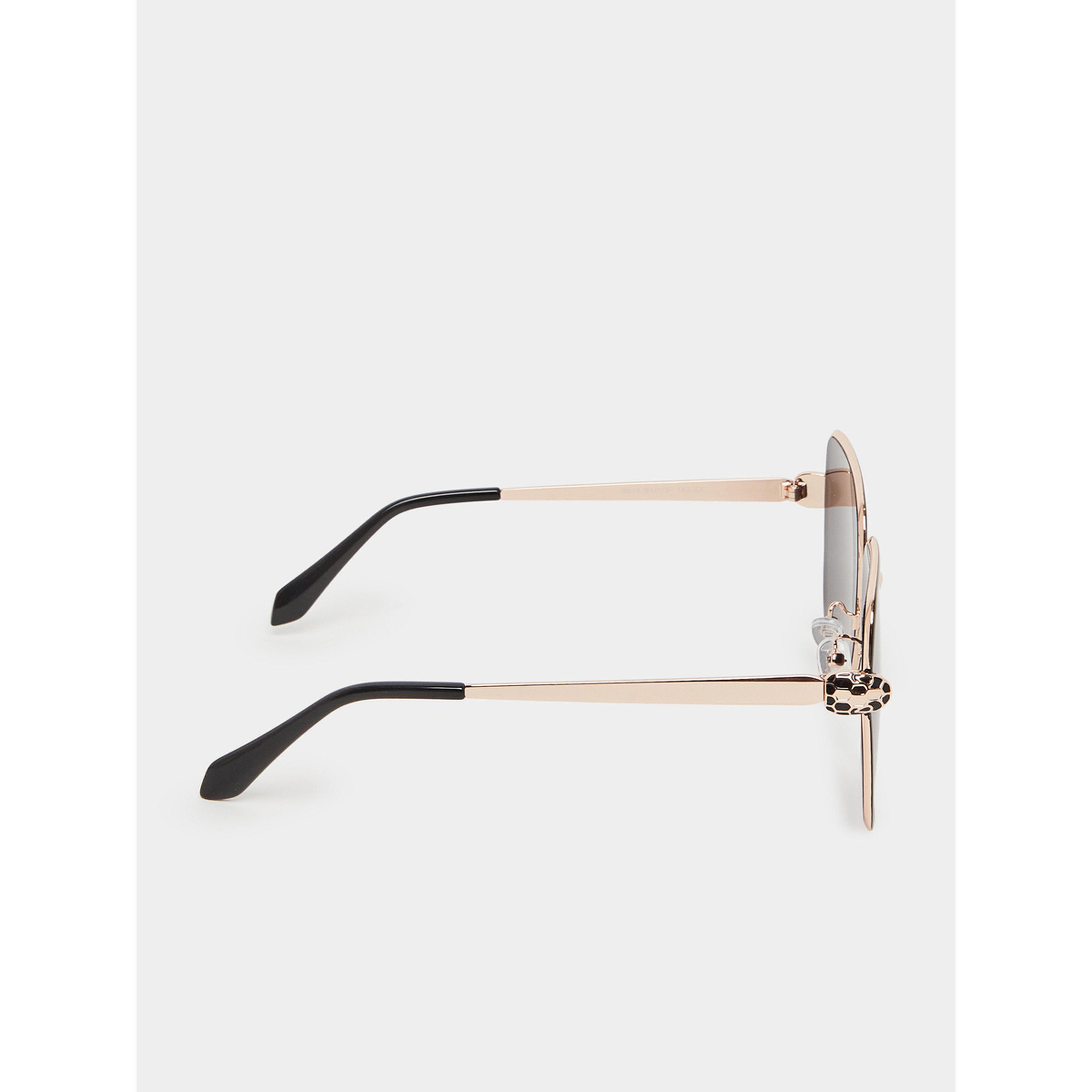 Styli Rectangle Plain Sunglasses-women-sunglasses-image-3