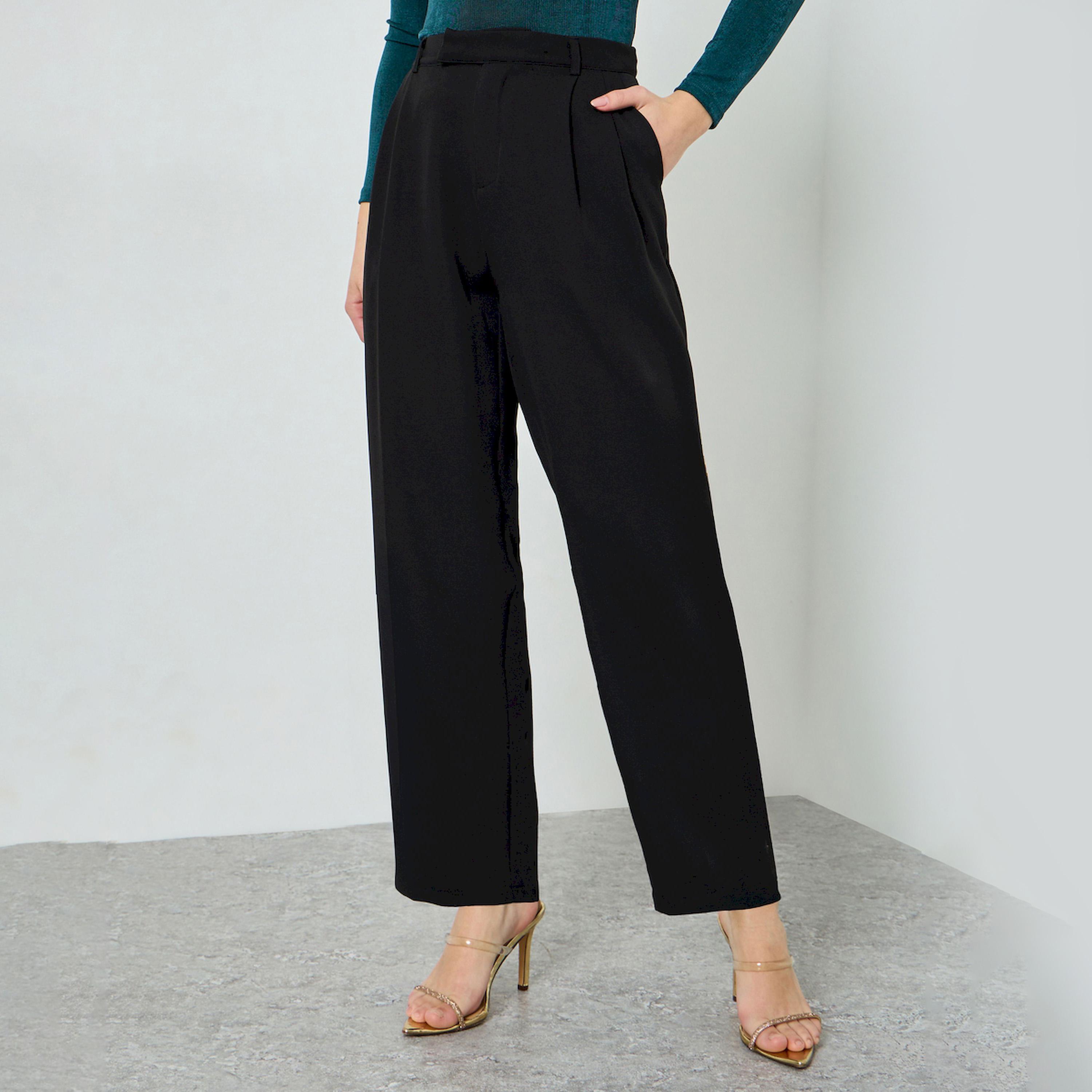 بنطال سادة بأرجل واسعة-women-clothing-bottoms-trousers-image-1