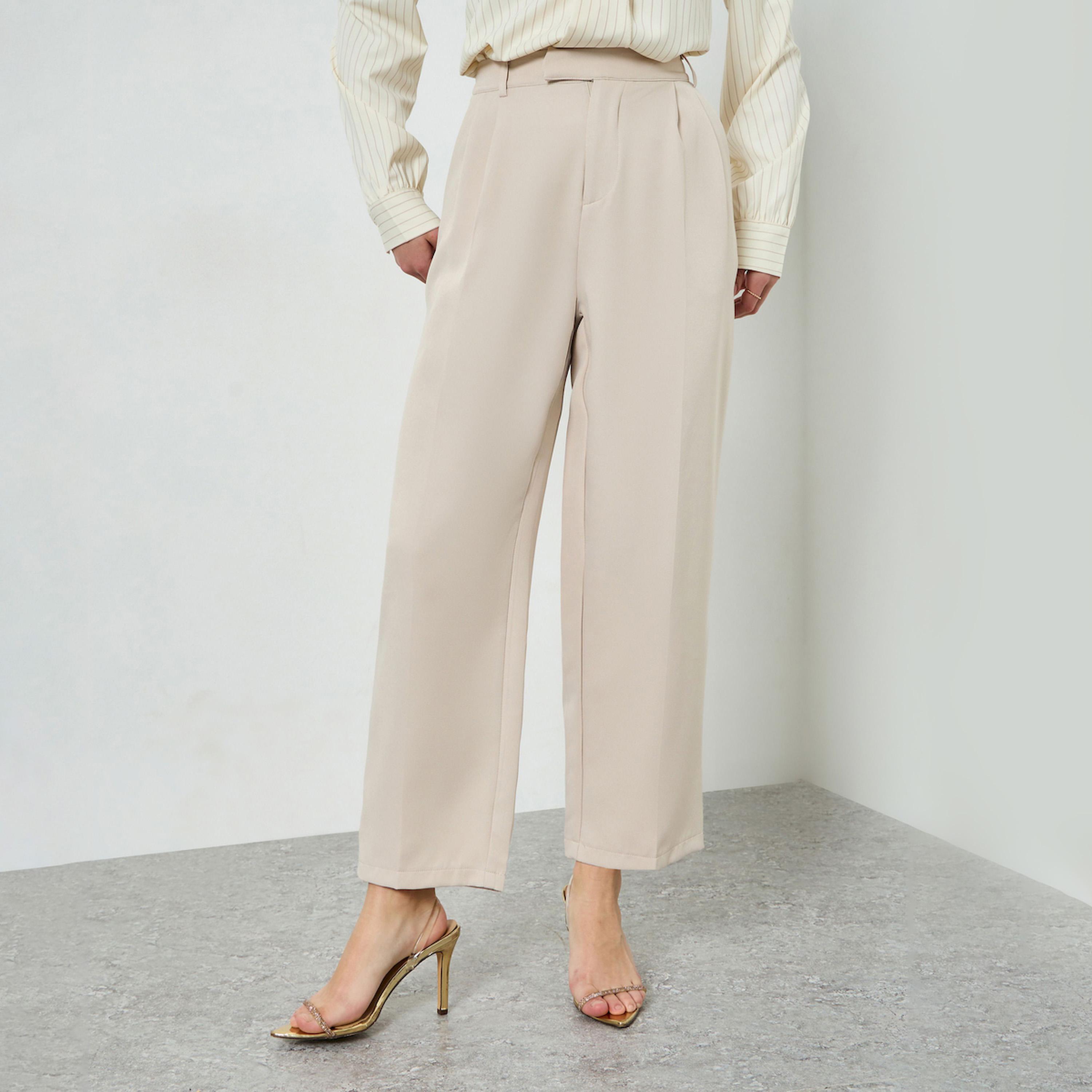 بنطال سادة بأرجل واسعة-women-clothing-bottoms-trousers-image-1