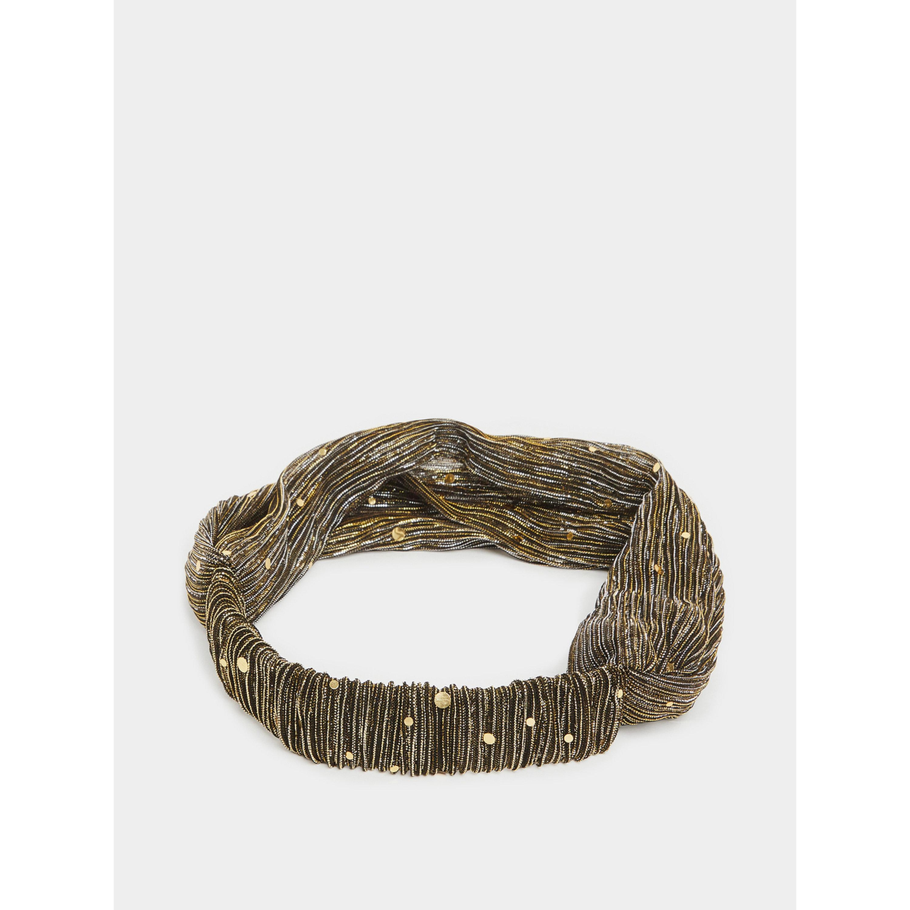 Styli Metallic Plisse Headband-women-hairaccessories-bands-image-2