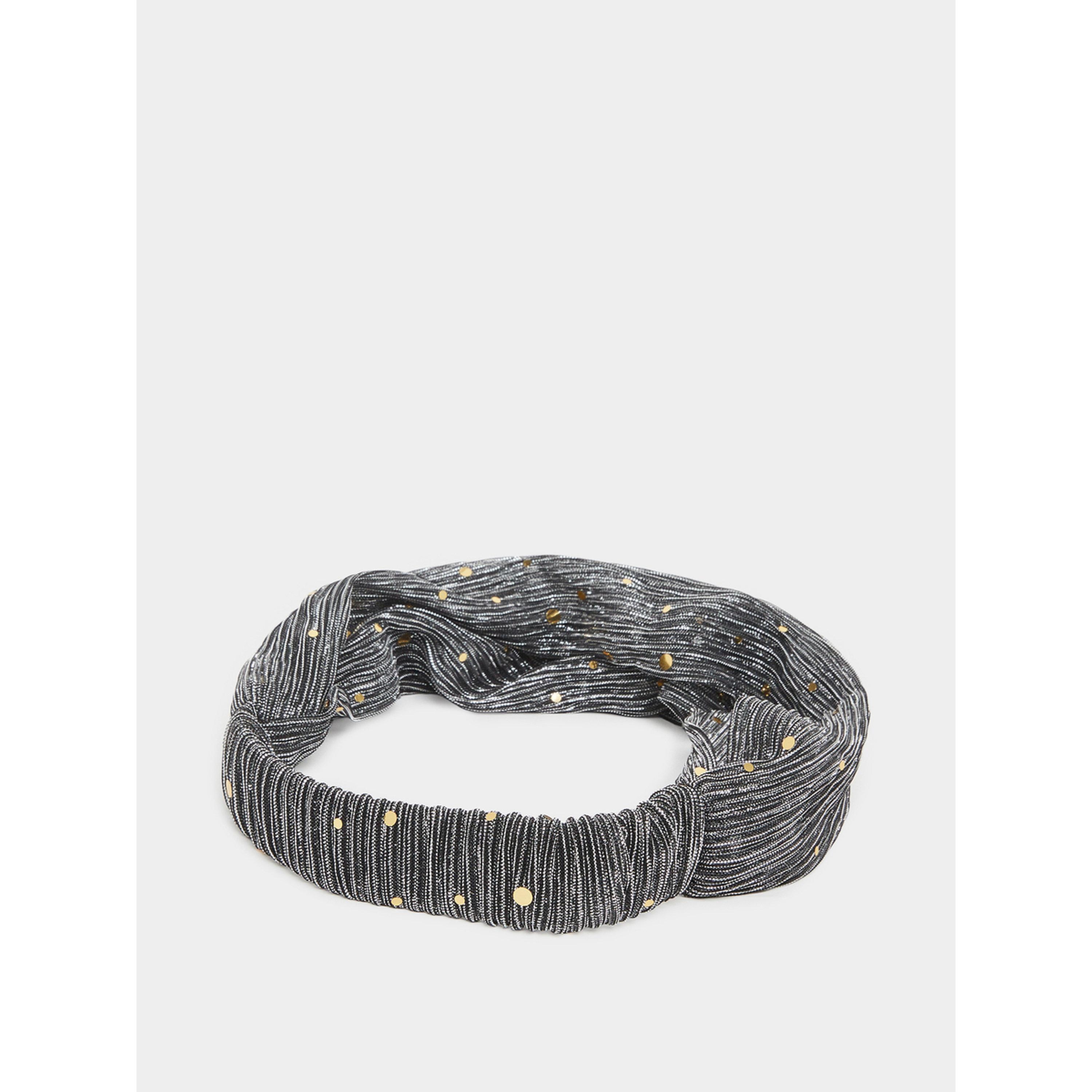 Styli Metallic Plisse Headband-women-hairaccessories-bands-image-2