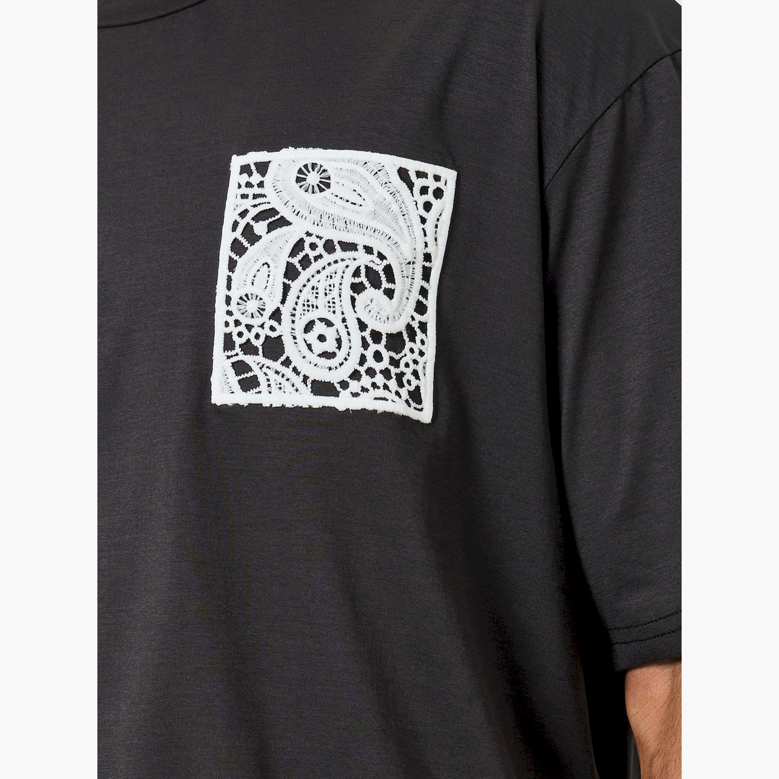 Styli Men Black Graphic Oversized T-Shirt-men-clothing-tshirtsandpolos-tshirts-image-5