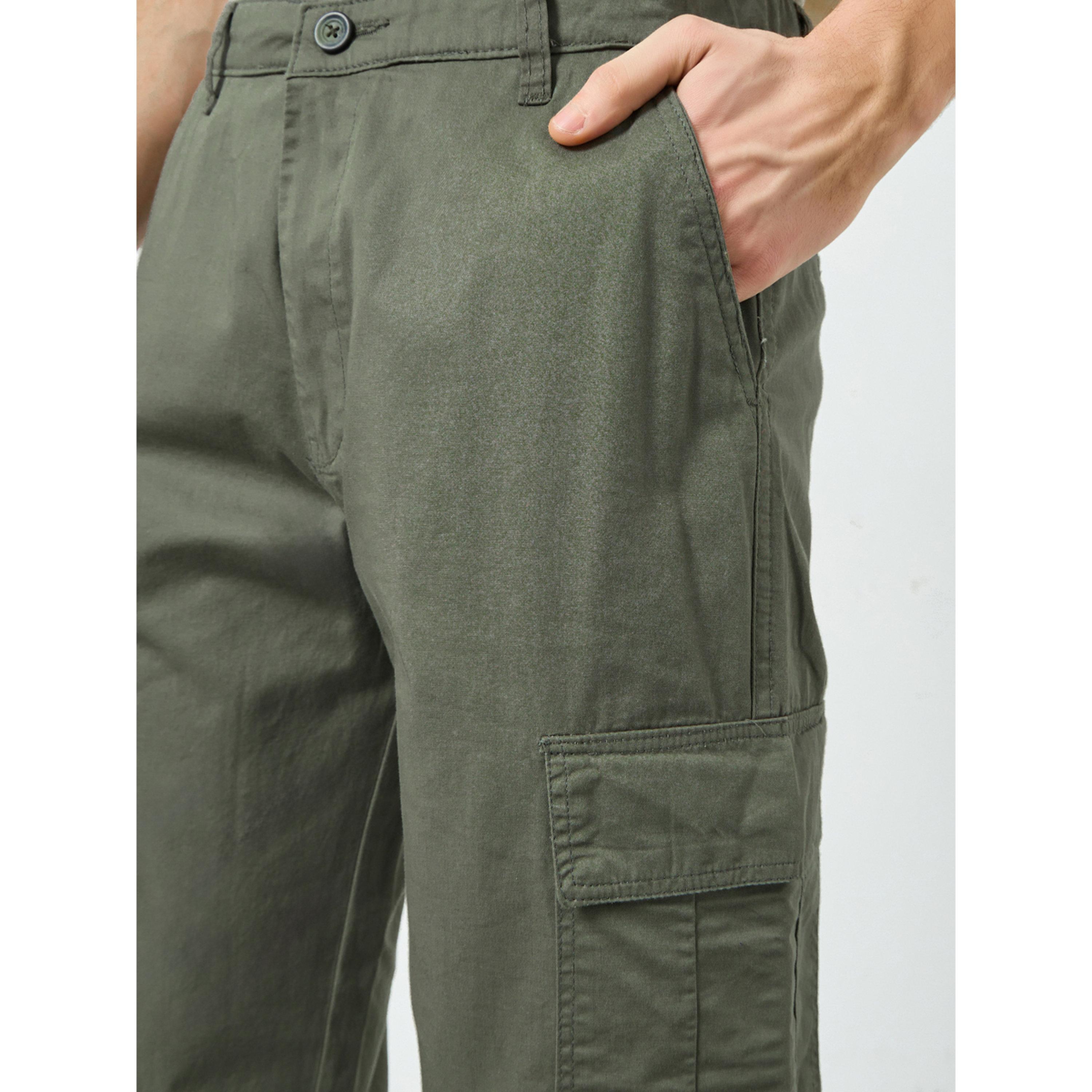 Styli Men Cotton Relaxed Fit Cargo Pants-men-clothing-bottoms-trousersandchinos-trousers-image-4