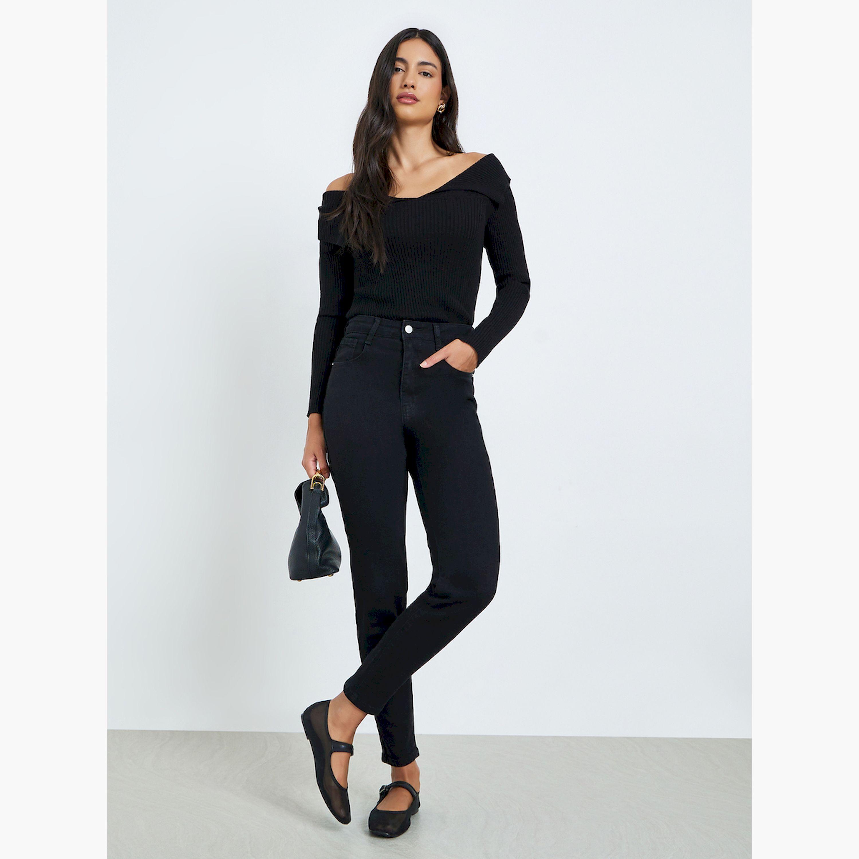 Styli Women High Rise Slim Fit Jeans-women-clothing-bottoms-jeans-image-2