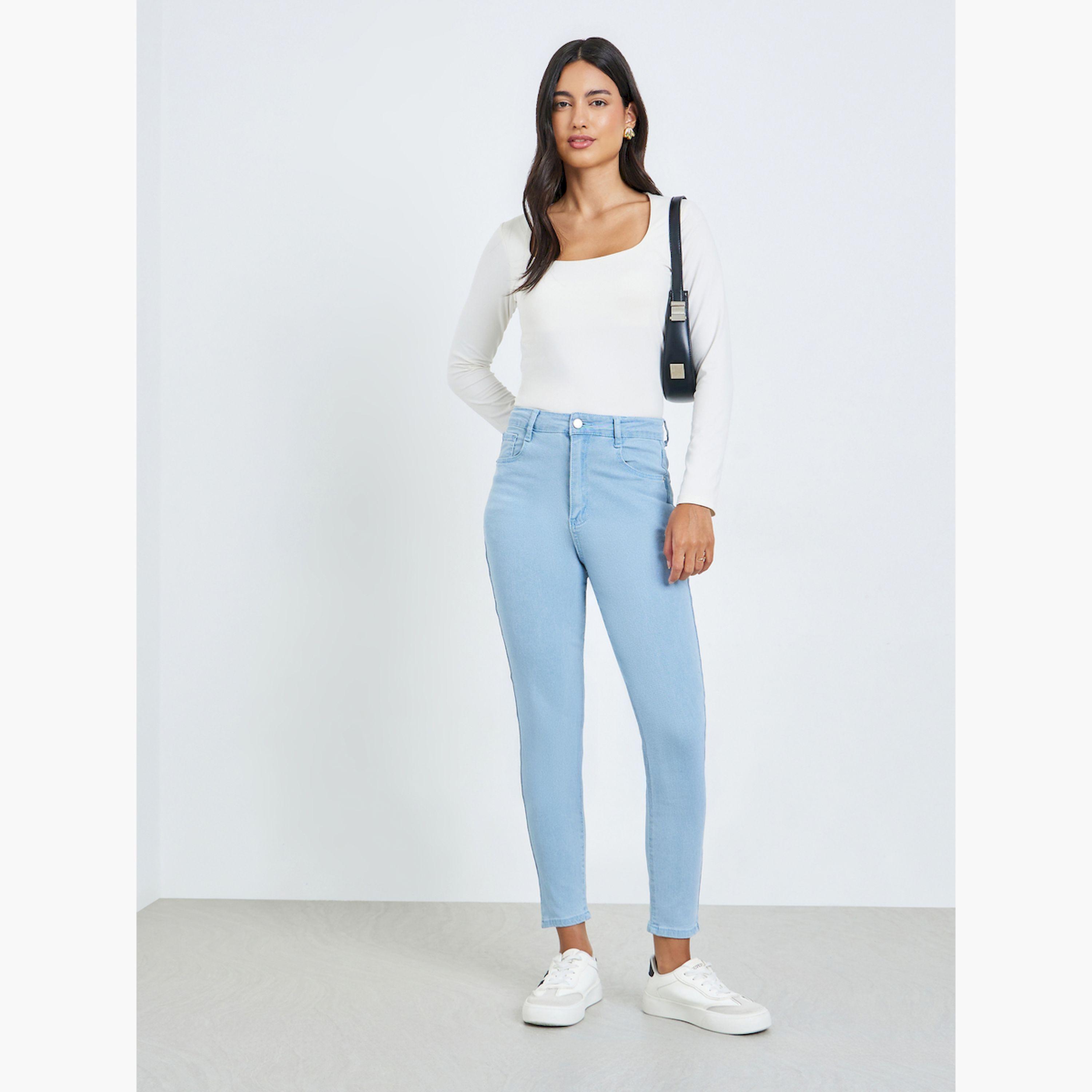 Styli Women High Rise Slim Fit Jeans-women-clothing-bottoms-jeans-image-2