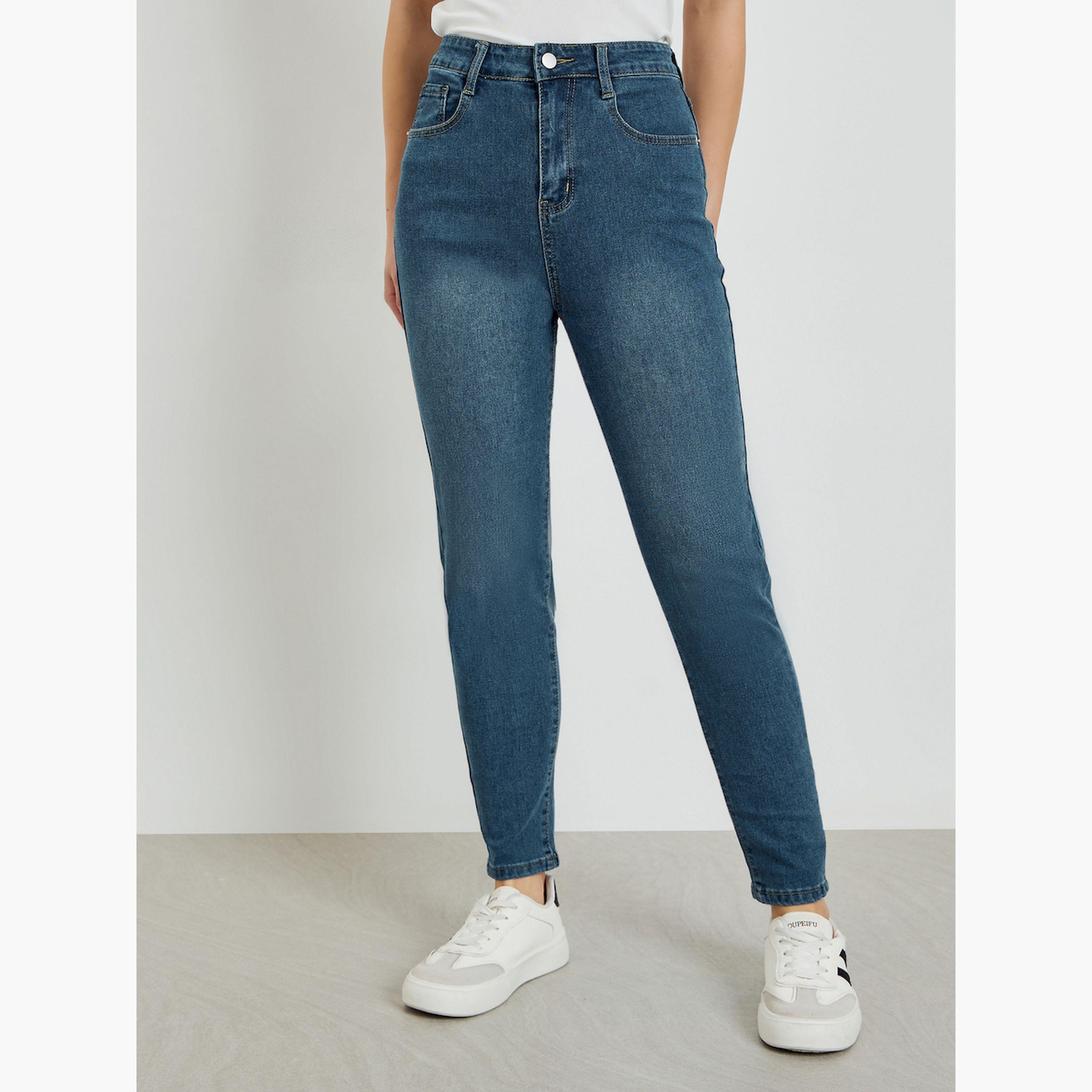 Styli Women High Rise Slim Fit Jeans-women-clothing-bottoms-jeans-image-1