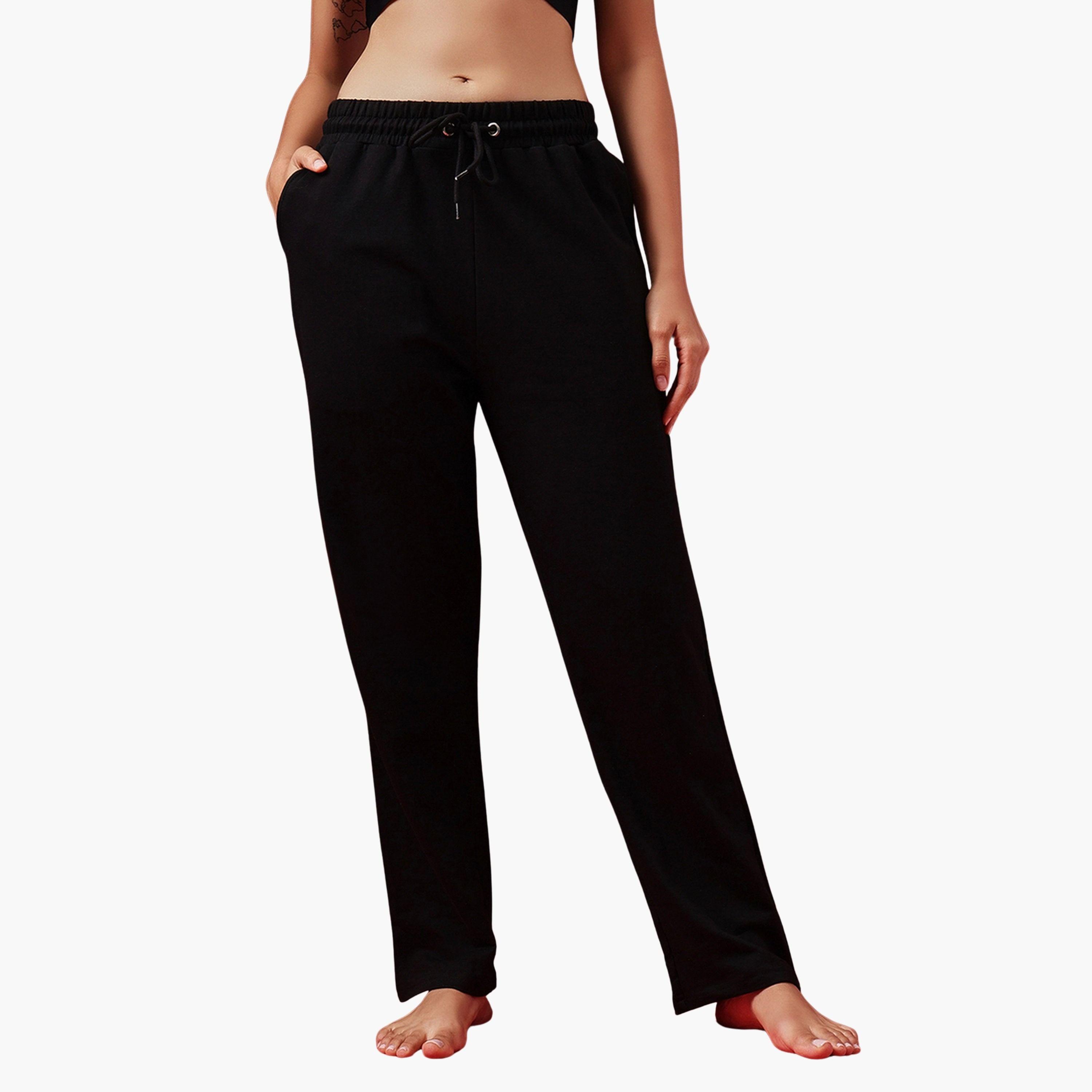 Clovia Solid Terry Cotton Pyjama-women-clothing-nightwear-pyjamas-bottoms-image-1