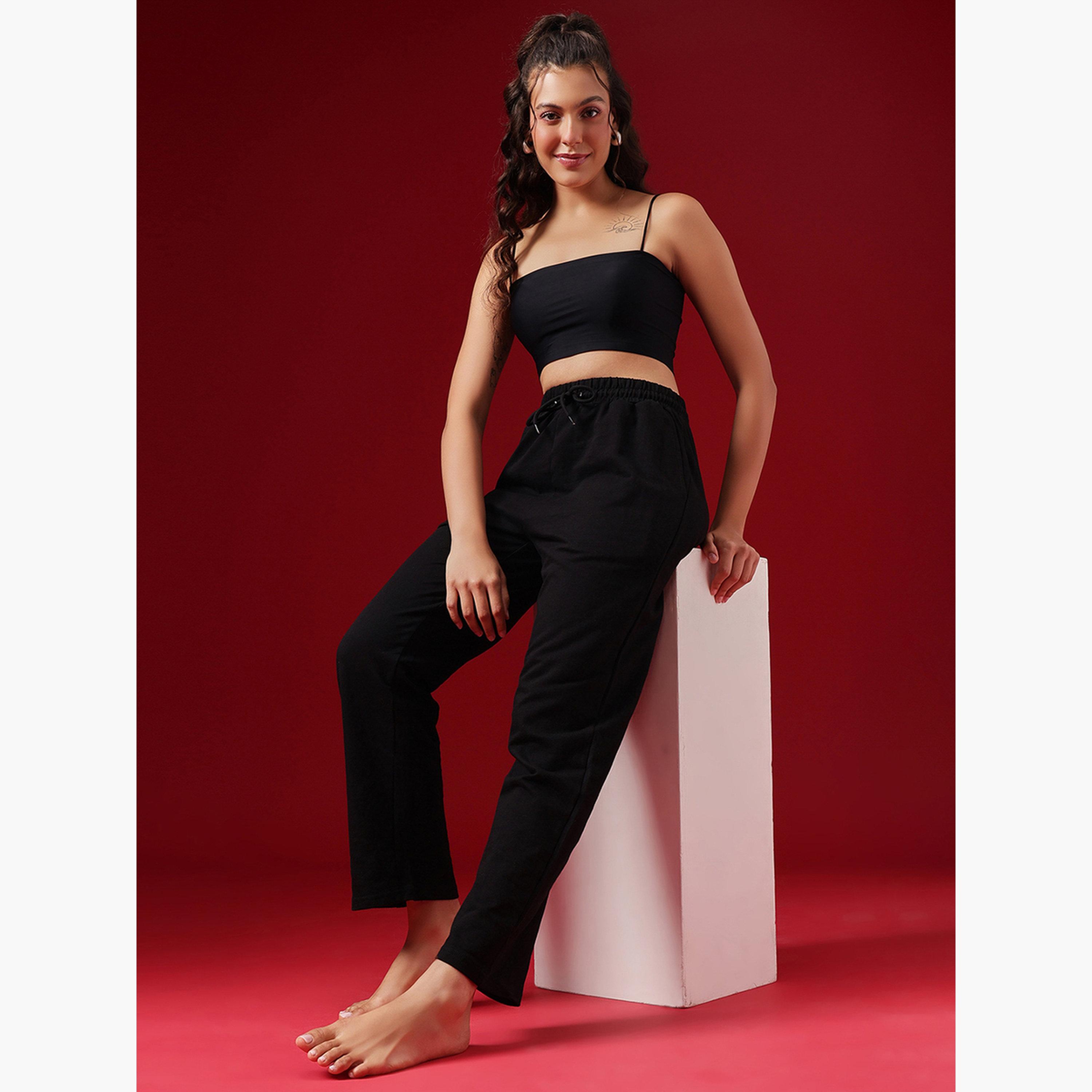 Clovia Solid Terry Cotton Pyjama-women-clothing-nightwear-pyjamas-bottoms-image-2