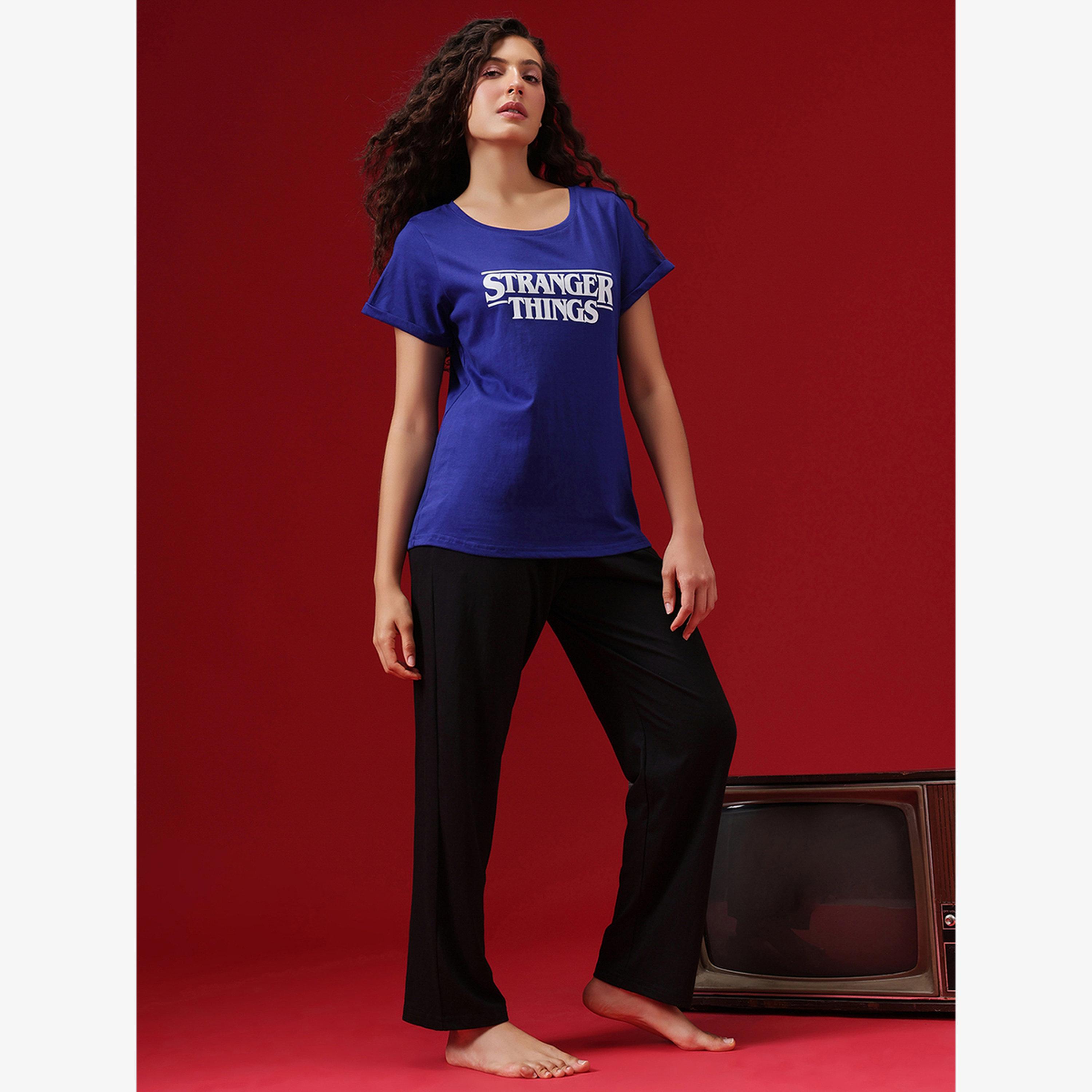 فستان طويل بلا أكمام بورغندي-women-clothing-nightwear-pyjamas-longsets-image-3