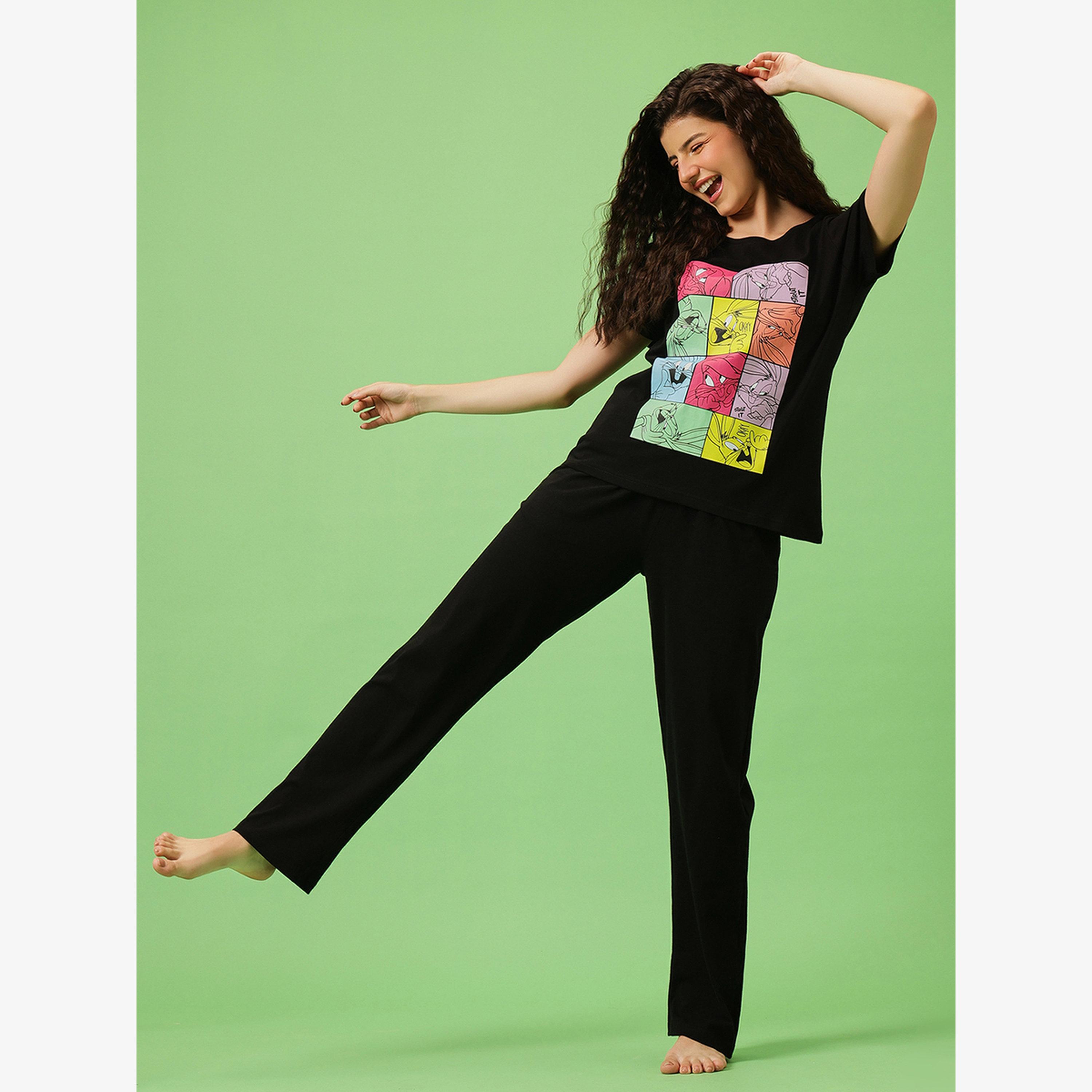 فستان طويل بلا أكمام بورغندي-women-clothing-nightwear-pyjamas-longsets-image-2