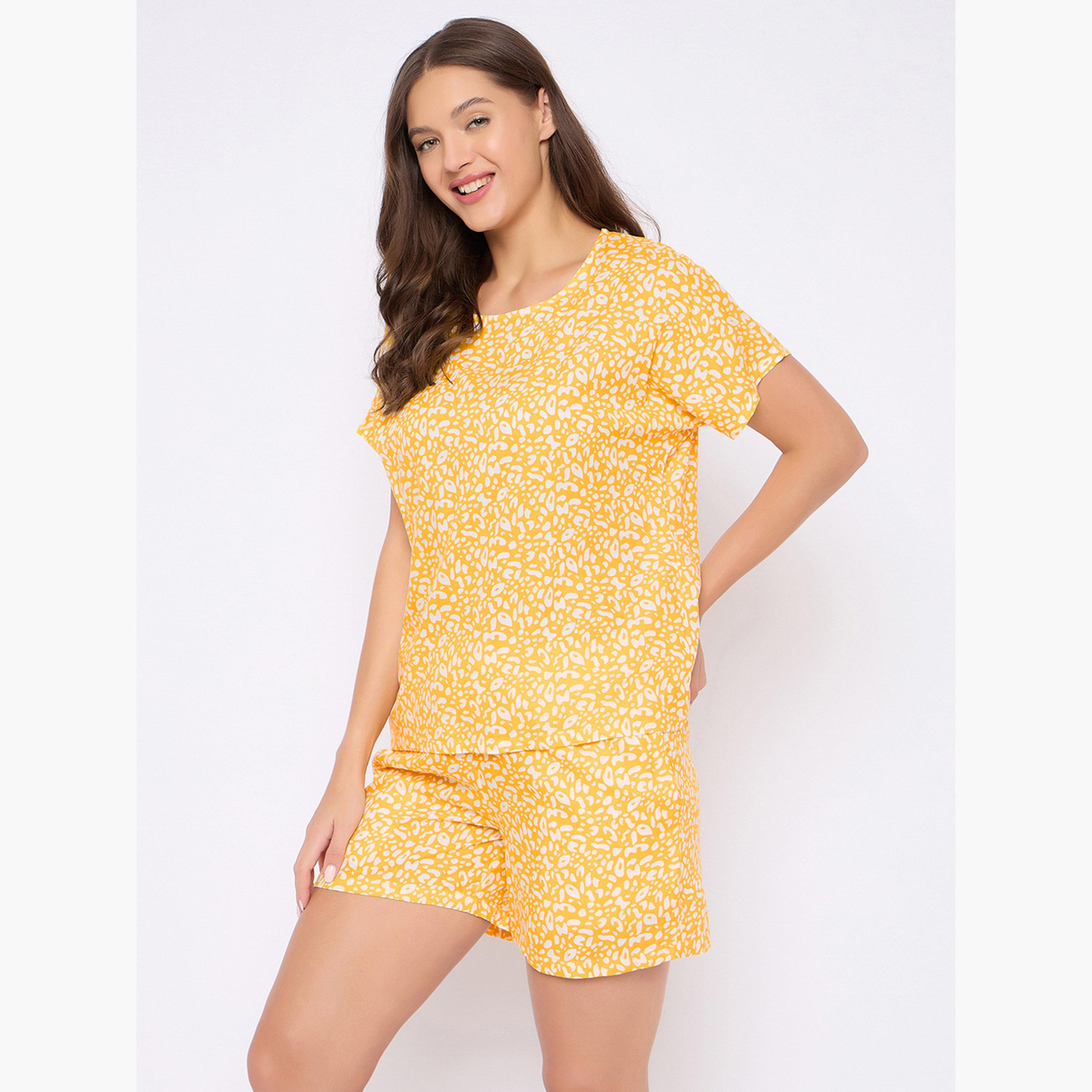 فستان طويل بلا أكمام بورغندي-women-clothing-nightwear-pyjamas-shortsets-image-3