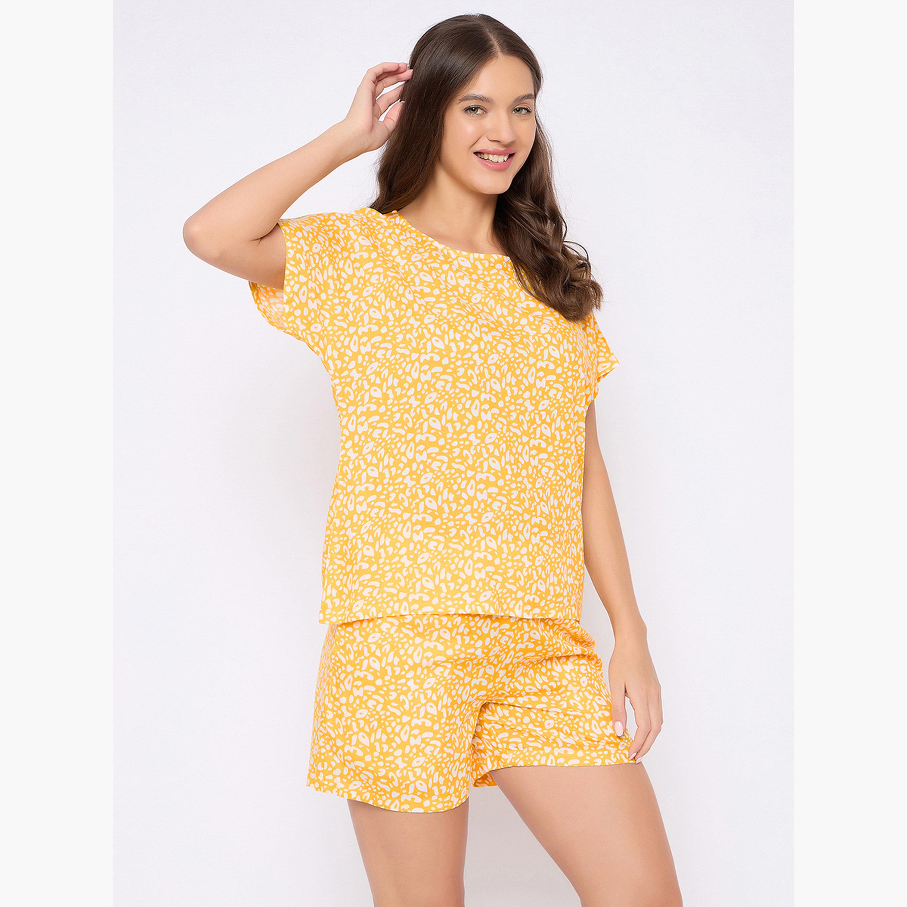 فستان طويل بلا أكمام بورغندي-women-clothing-nightwear-pyjamas-shortsets-image-2
