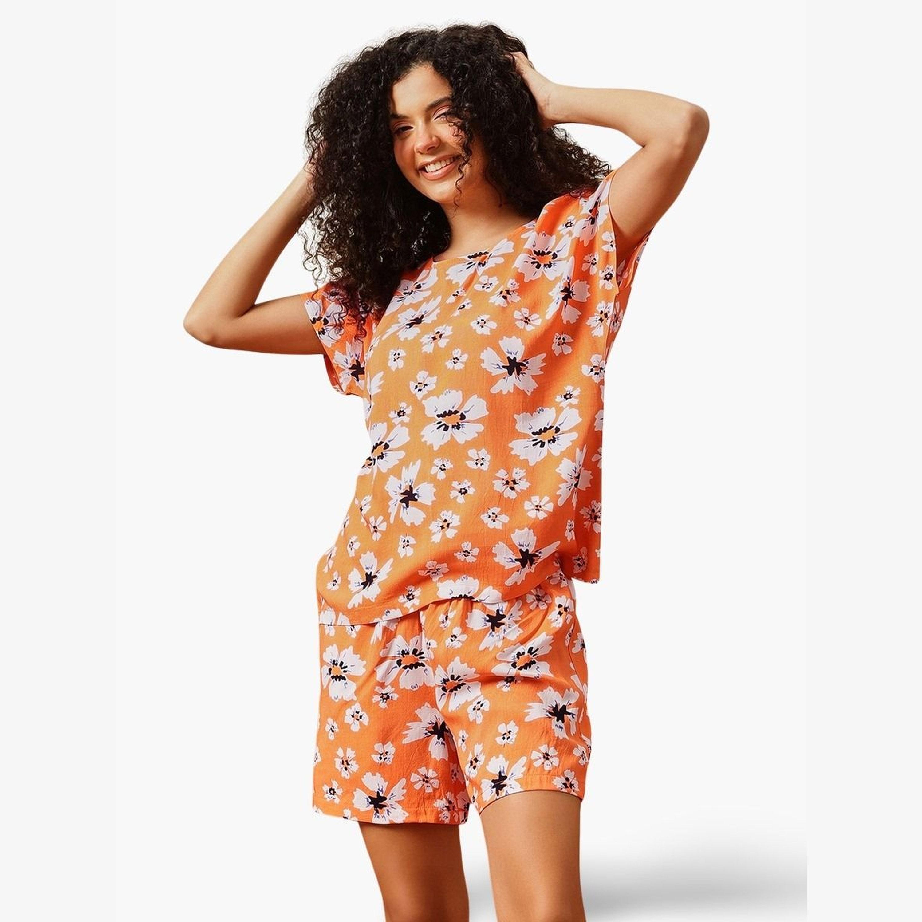 فستان طويل بلا أكمام بورغندي-women-clothing-nightwear-pyjamas-shortsets-image-6
