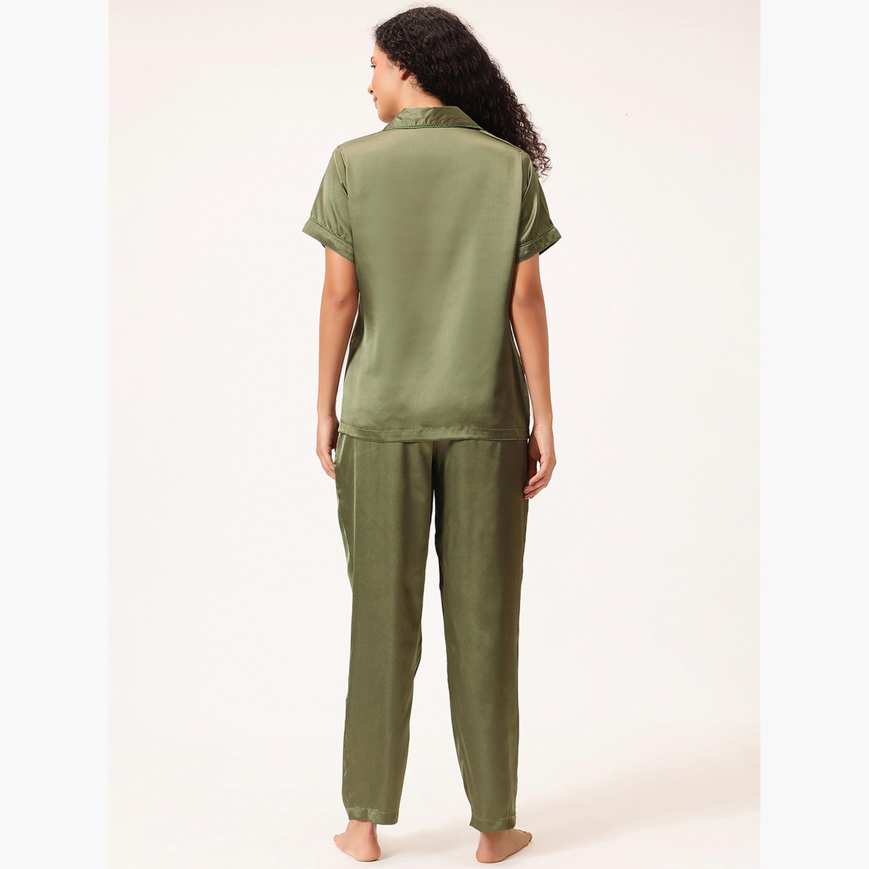 فستان طويل بلا أكمام بورغندي-women-clothing-nightwear-pyjamas-longsets-image-6