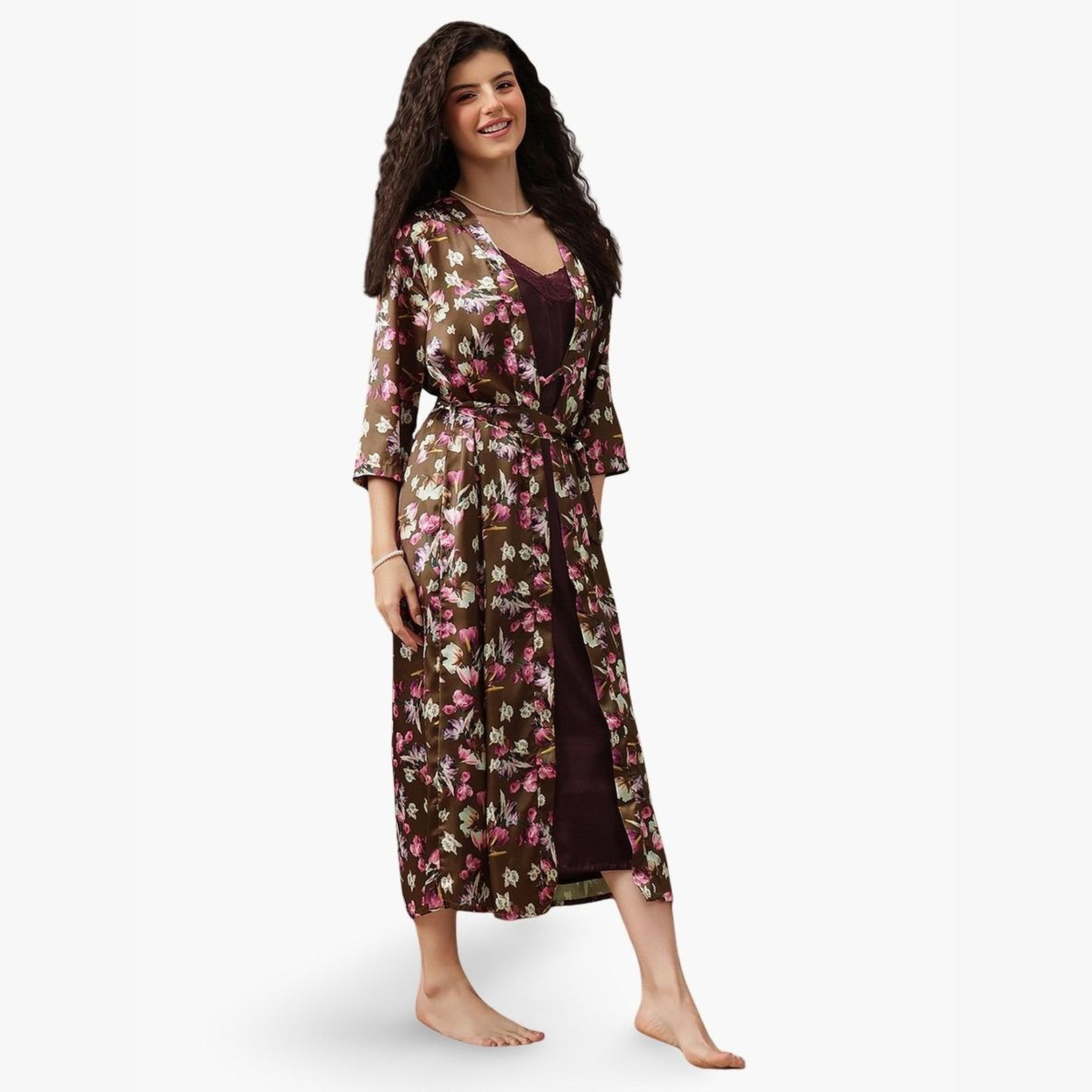 فستان طويل بلا أكمام بورغندي-women-clothing-nightwear-robes-image-1