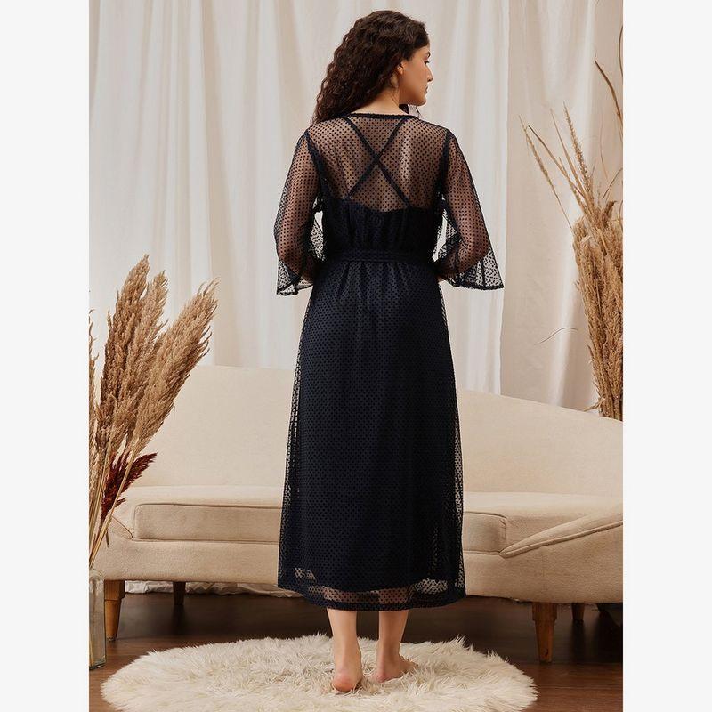فستان طويل بلا أكمام بورغندي-women-clothing-nightwear-robes-image-4
