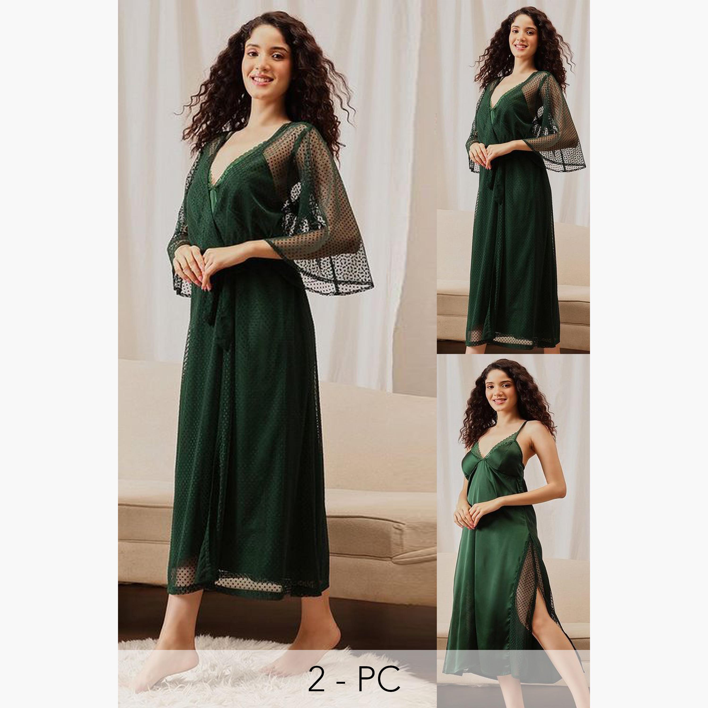 فستان طويل بلا أكمام بورغندي-women-clothing-nightwear-robes-image-1