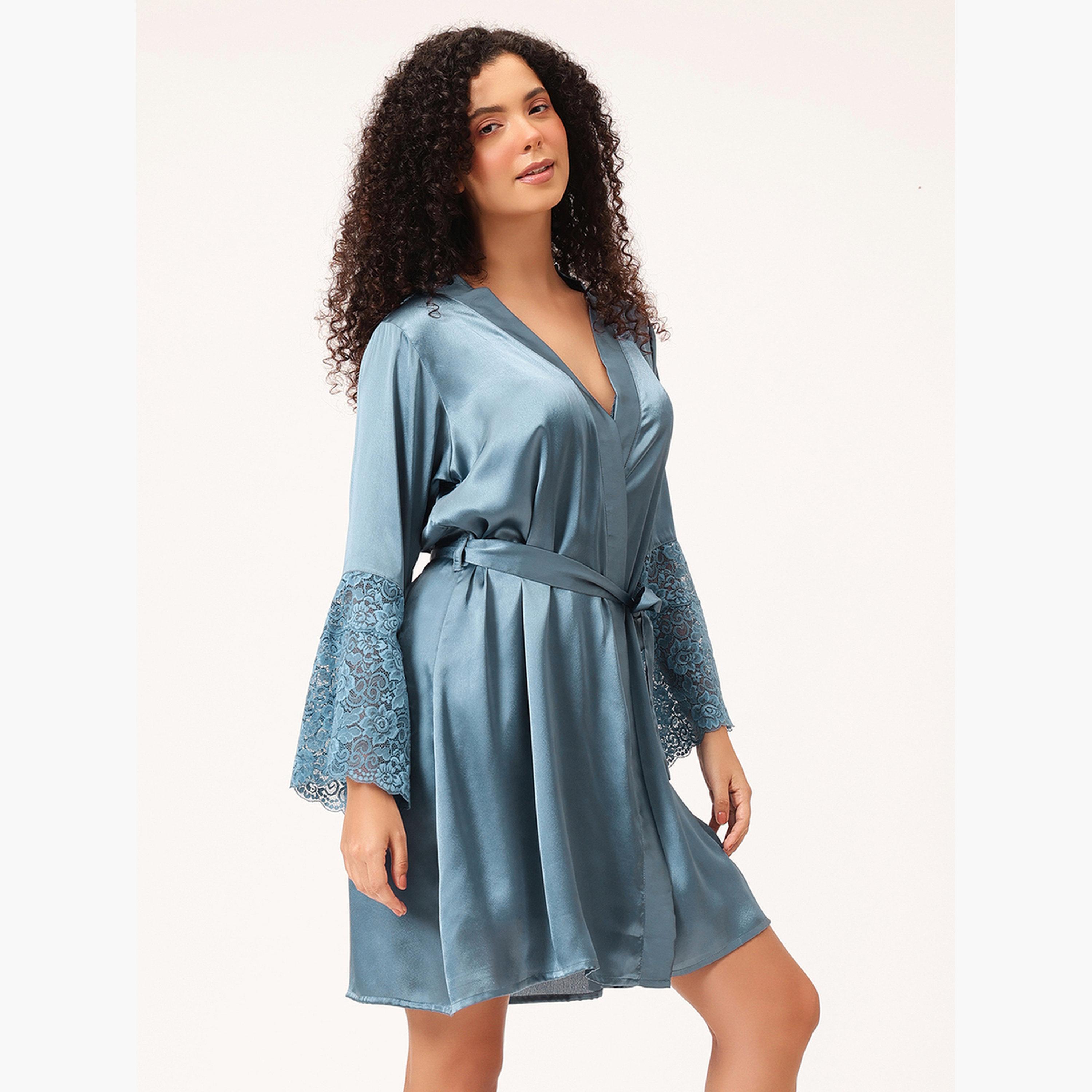 فستان طويل بلا أكمام بورغندي-women-clothing-nightwear-robes-image-3