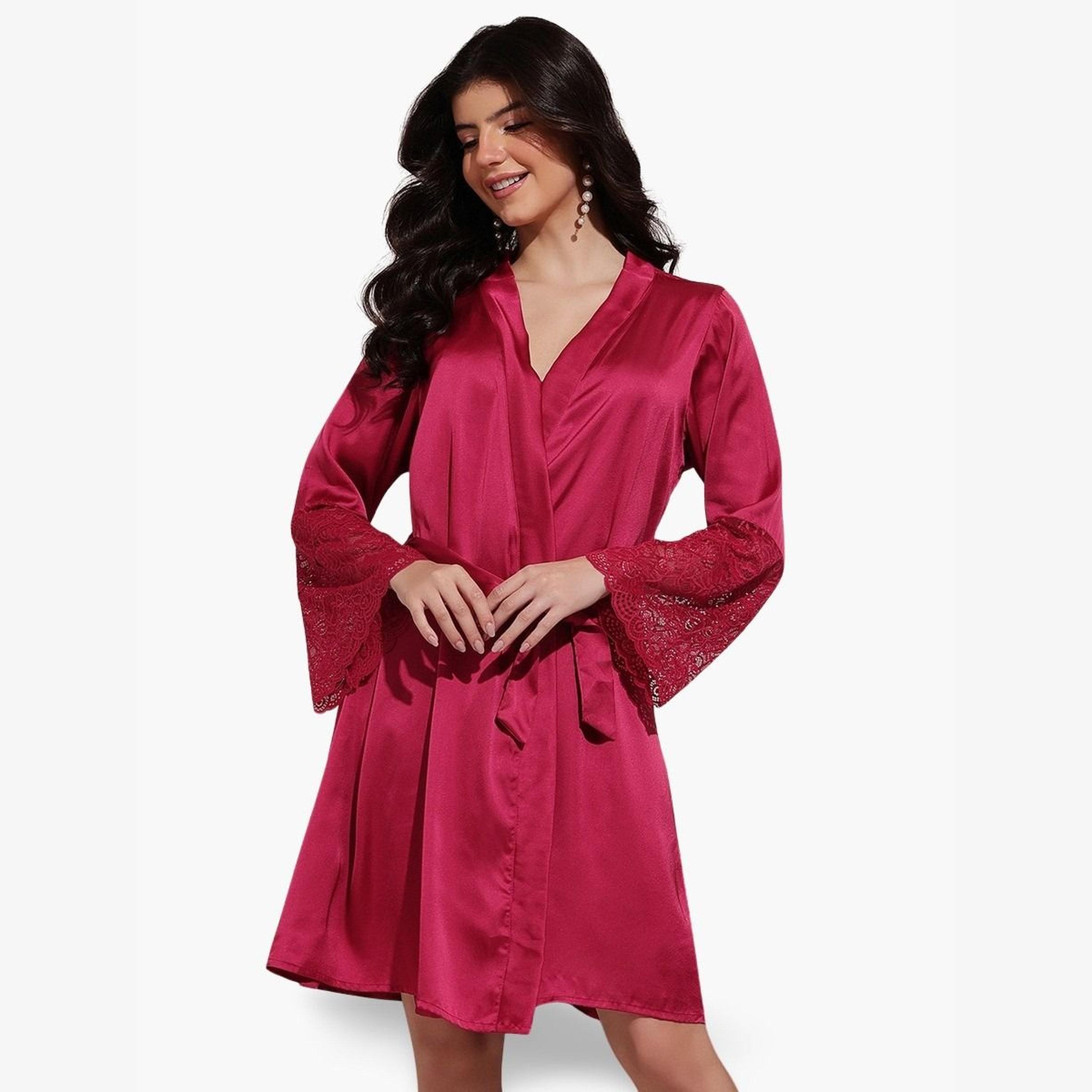 فستان طويل بلا أكمام بورغندي-women-clothing-nightwear-robes-image-5