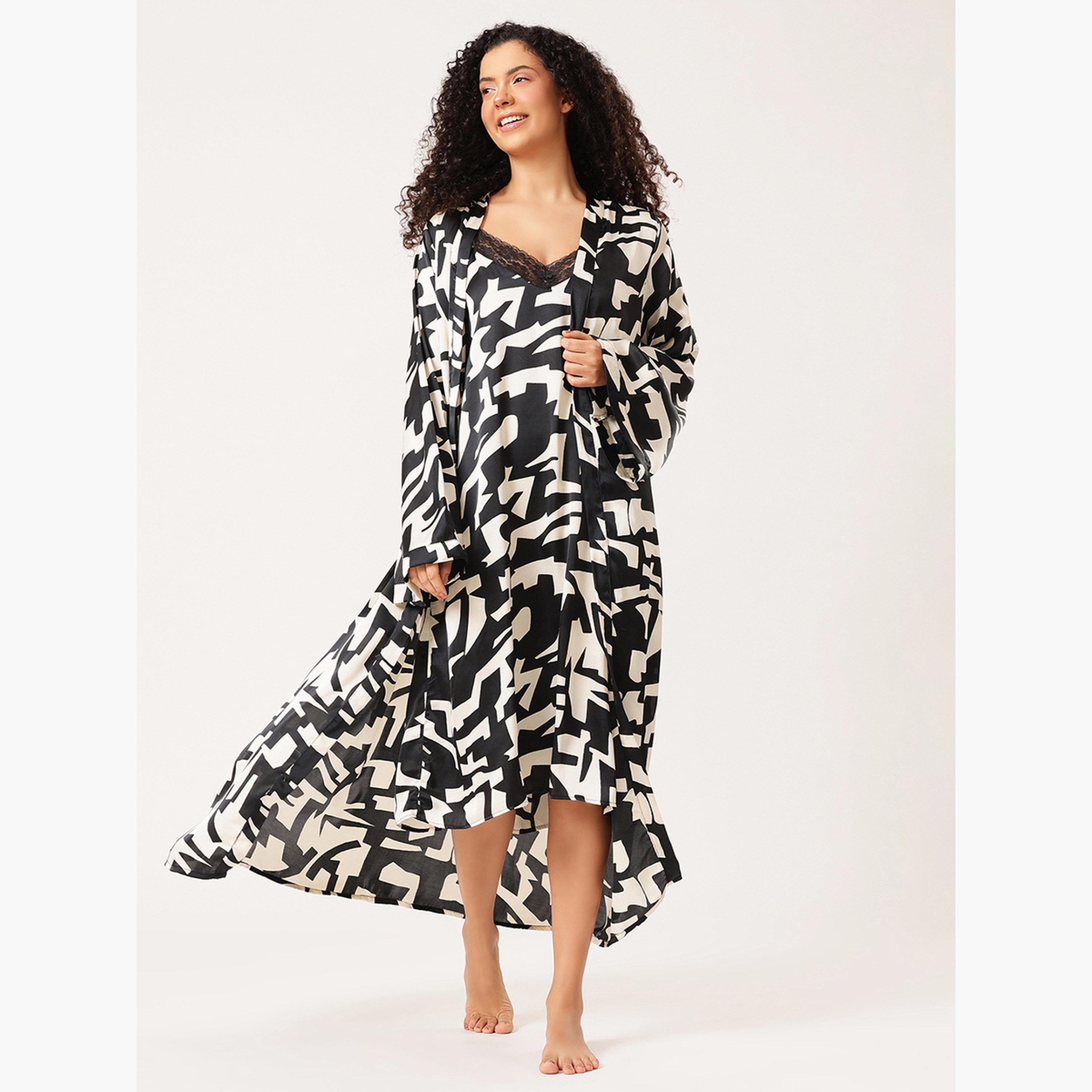 فستان طويل بلا أكمام بورغندي-women-clothing-nightwear-robes-image-1