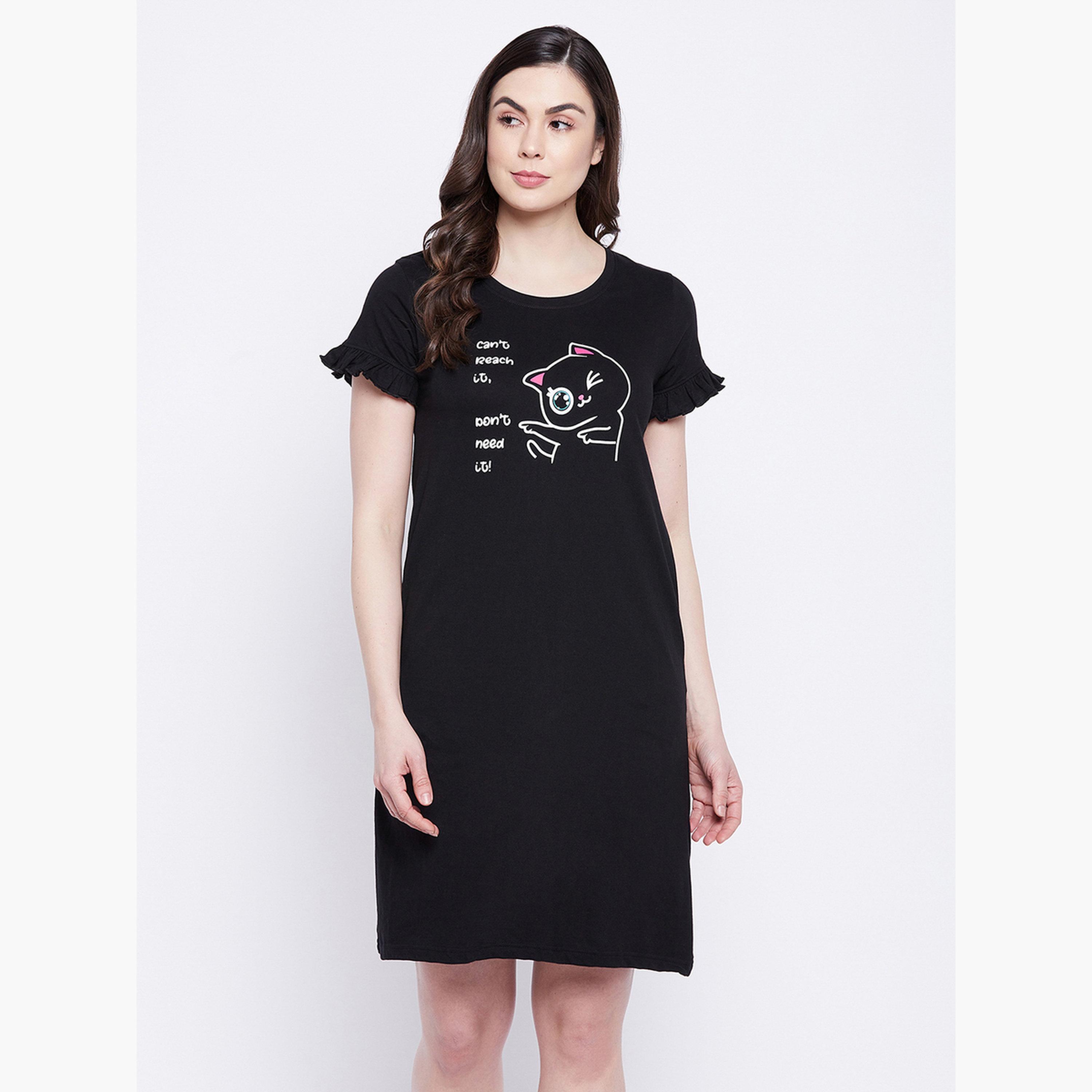 فستان طويل بلا أكمام بورغندي-women-clothing-nightwear-nighties-image-1