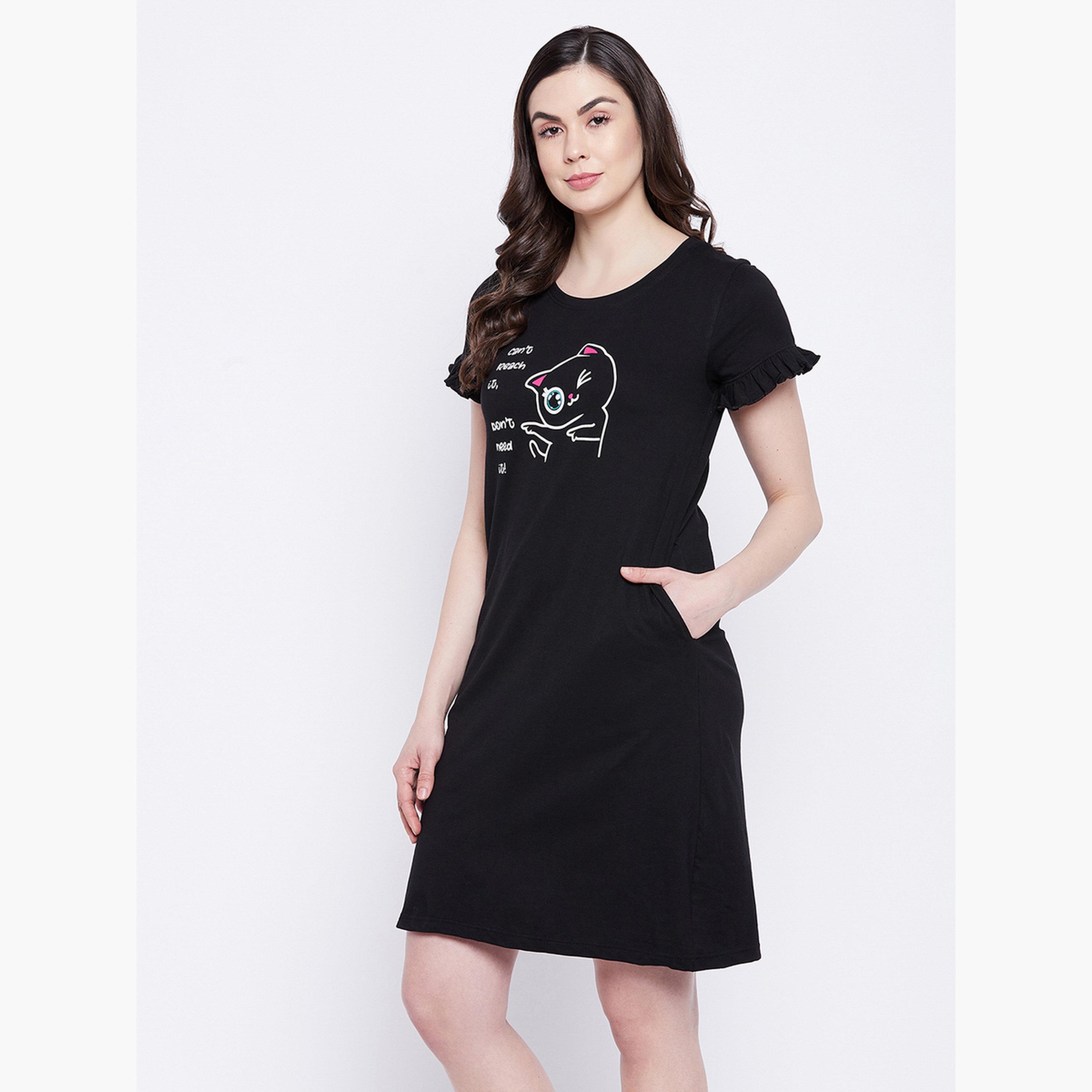 فستان طويل بلا أكمام بورغندي-women-clothing-nightwear-nighties-image-3