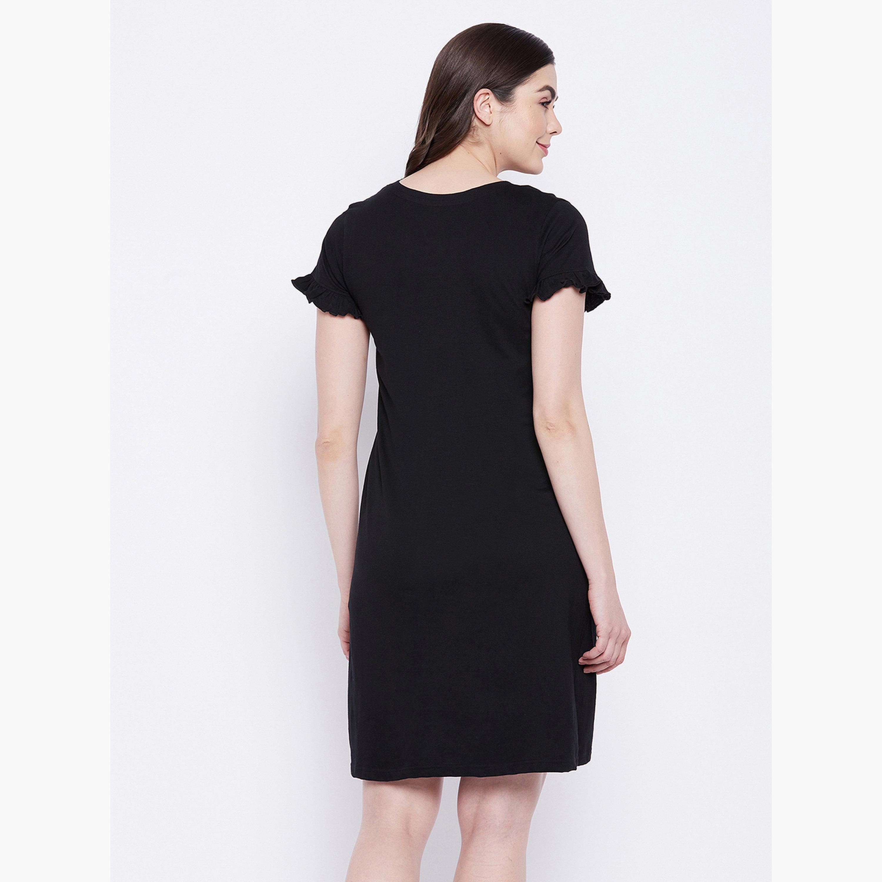 فستان طويل بلا أكمام بورغندي-women-clothing-nightwear-nighties-image-5