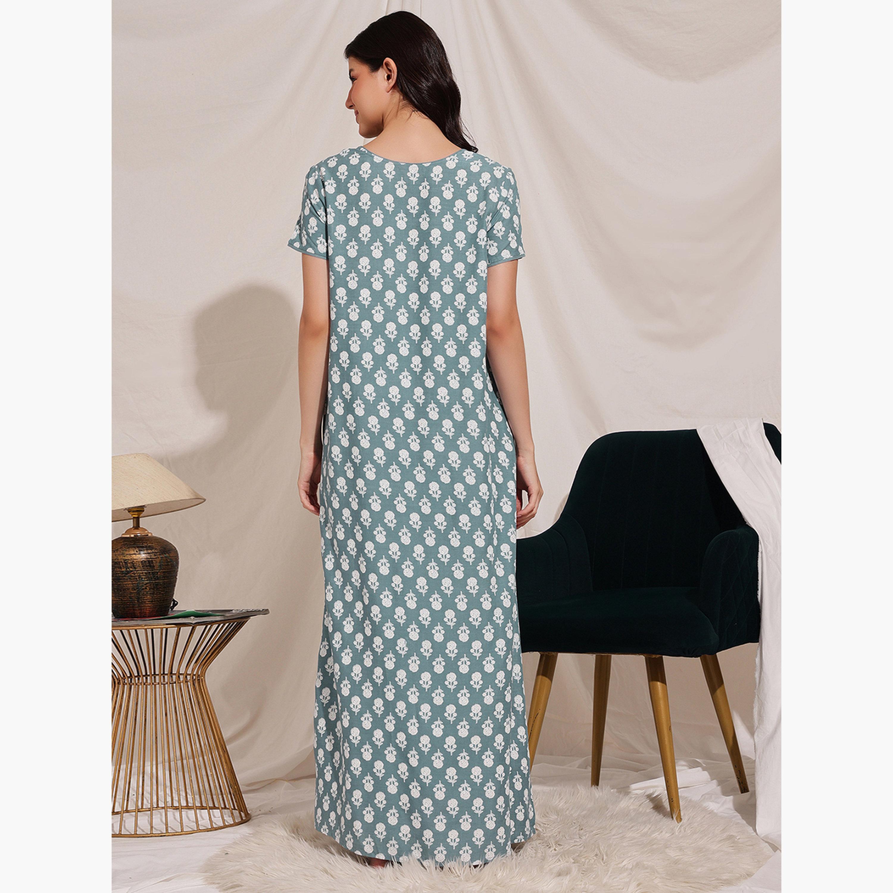 فستان طويل بلا أكمام بورغندي-women-clothing-nightwear-nighties-image-3