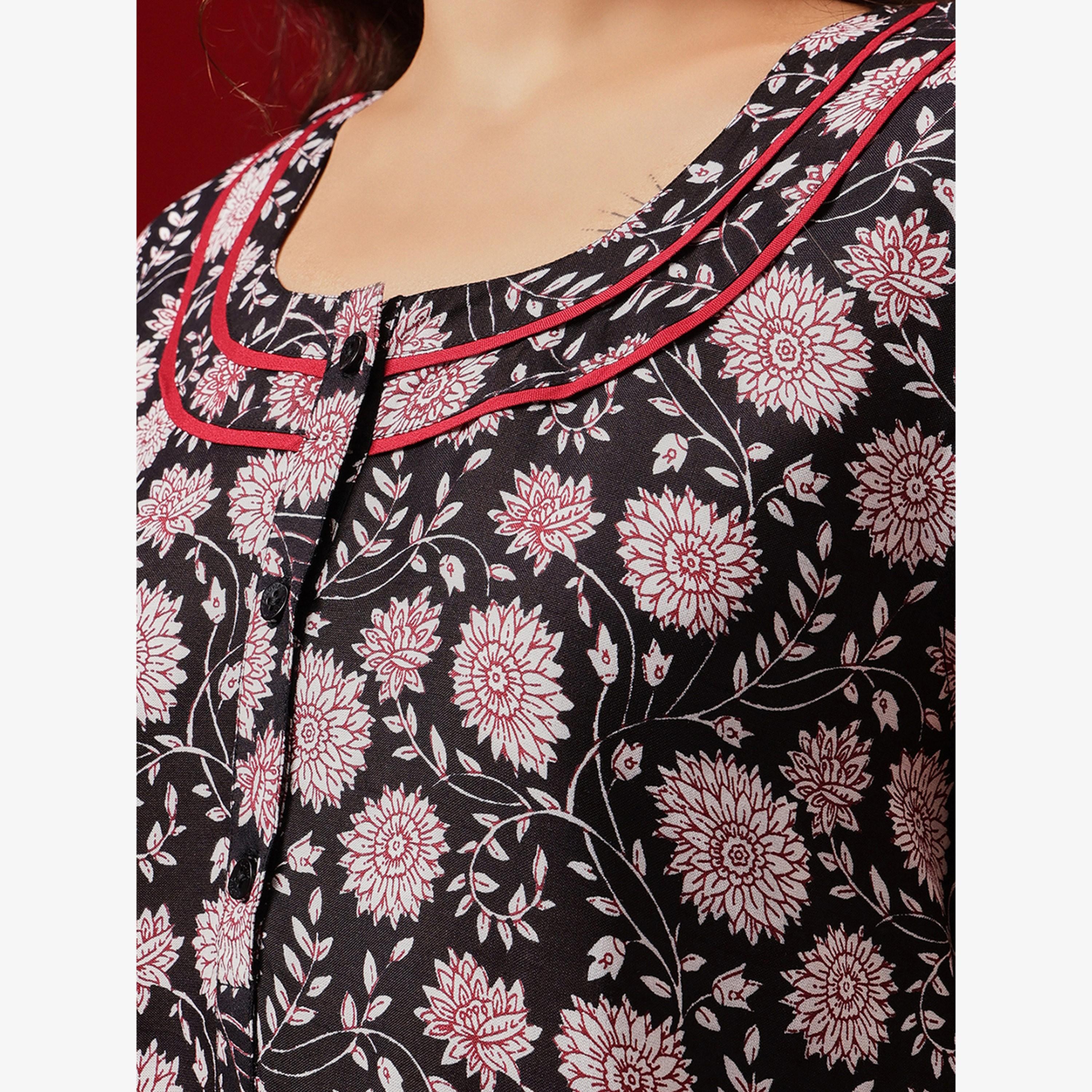 فستان طويل بلا أكمام بورغندي-women-clothing-nightwear-nighties-image-6