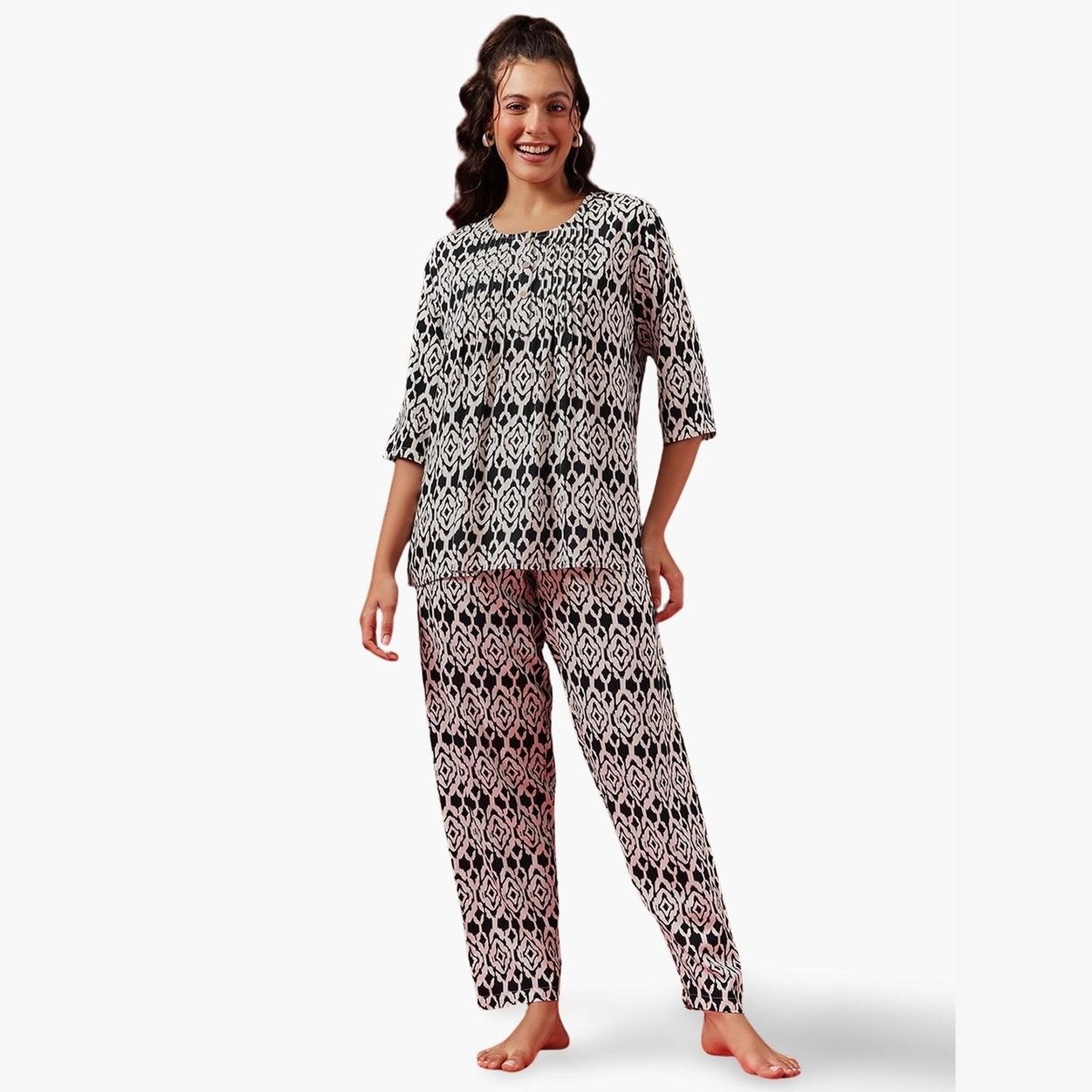 فستان طويل بلا أكمام بورغندي-women-clothing-nightwear-pyjamas-longsets-image-6