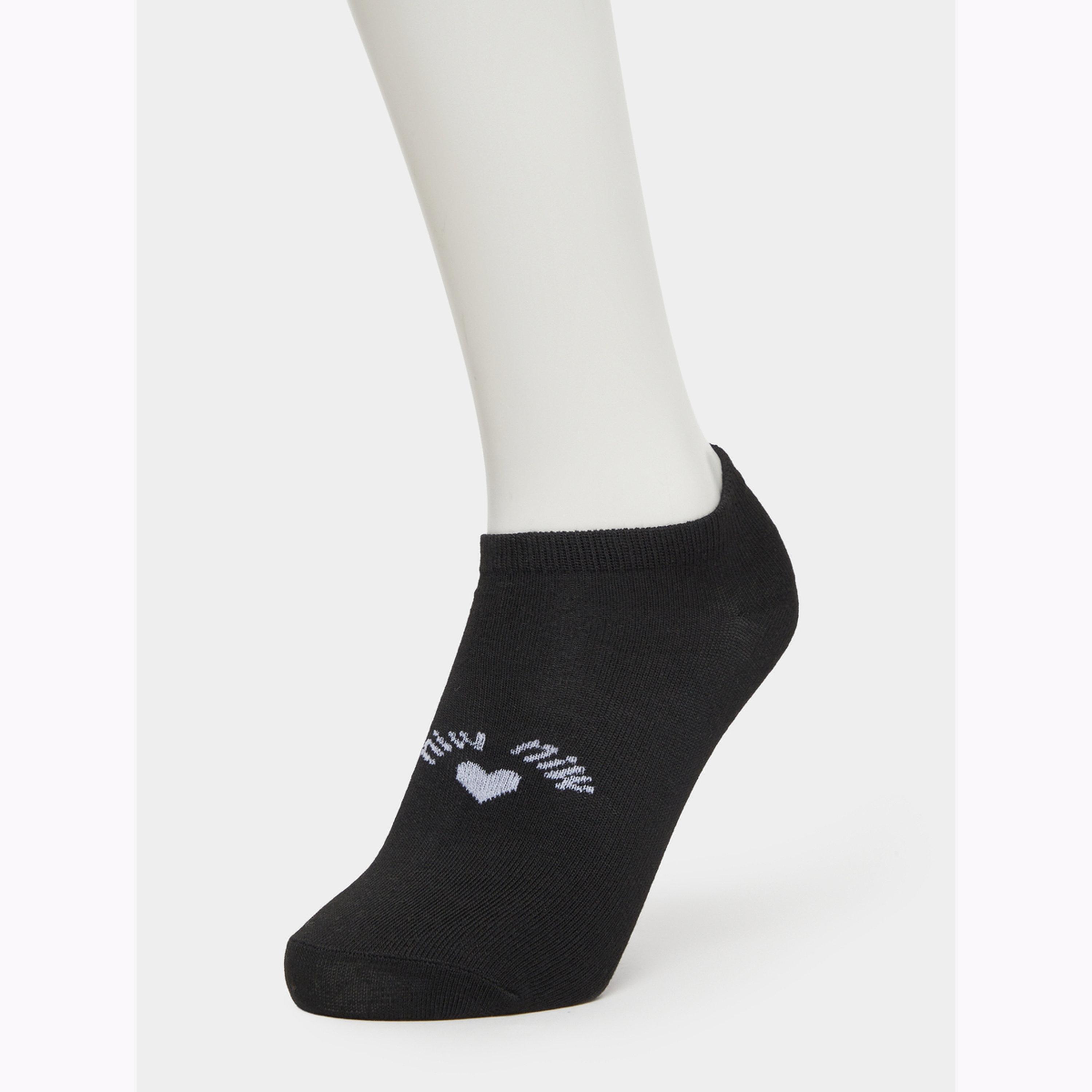 Styli Pack of 5 - Printed Ankle Socks-women-socksandstockings-image-2