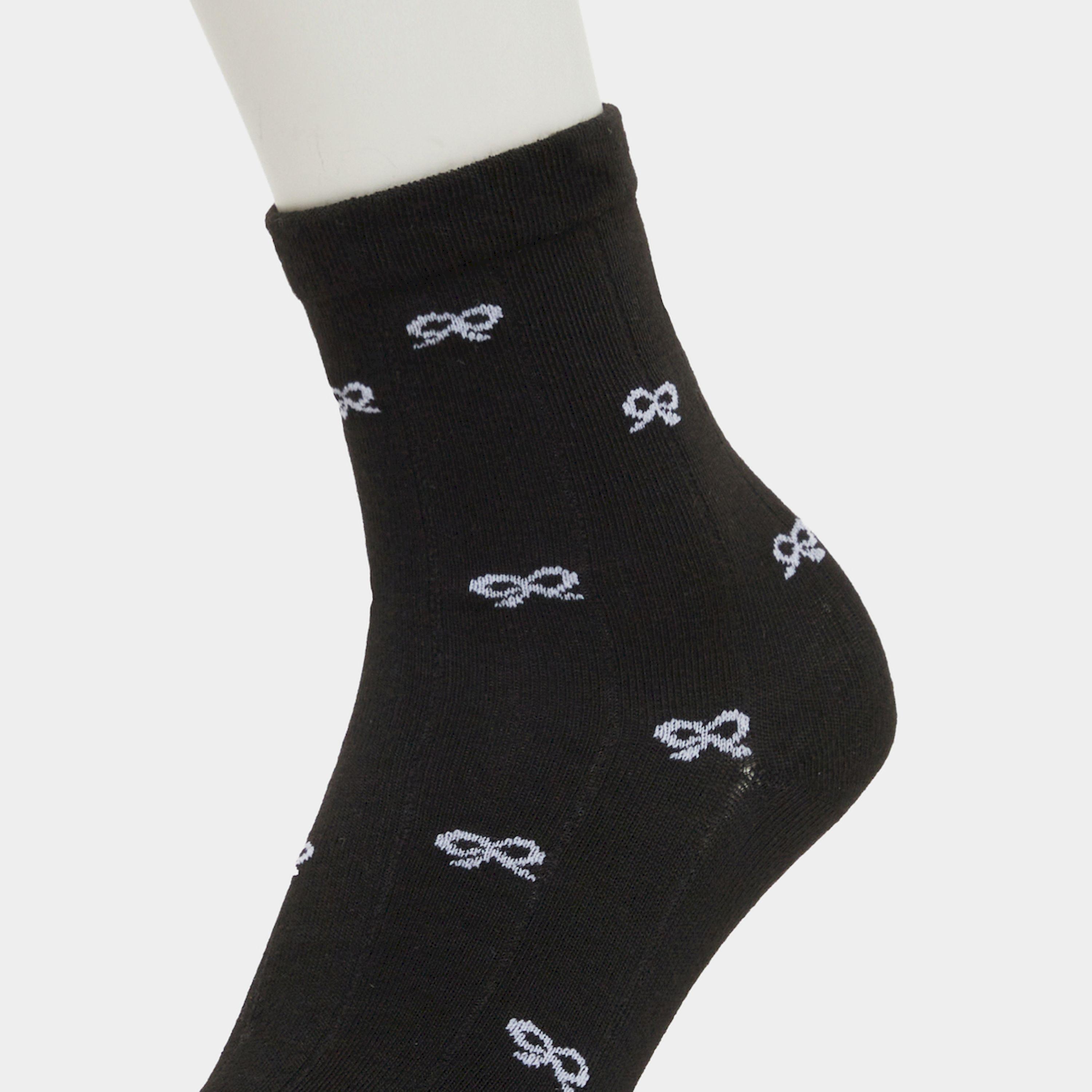 عبوة من 5 قطع جوارب قصيرة وتفاصيل فيونكة-women-socksandstockings-image-5