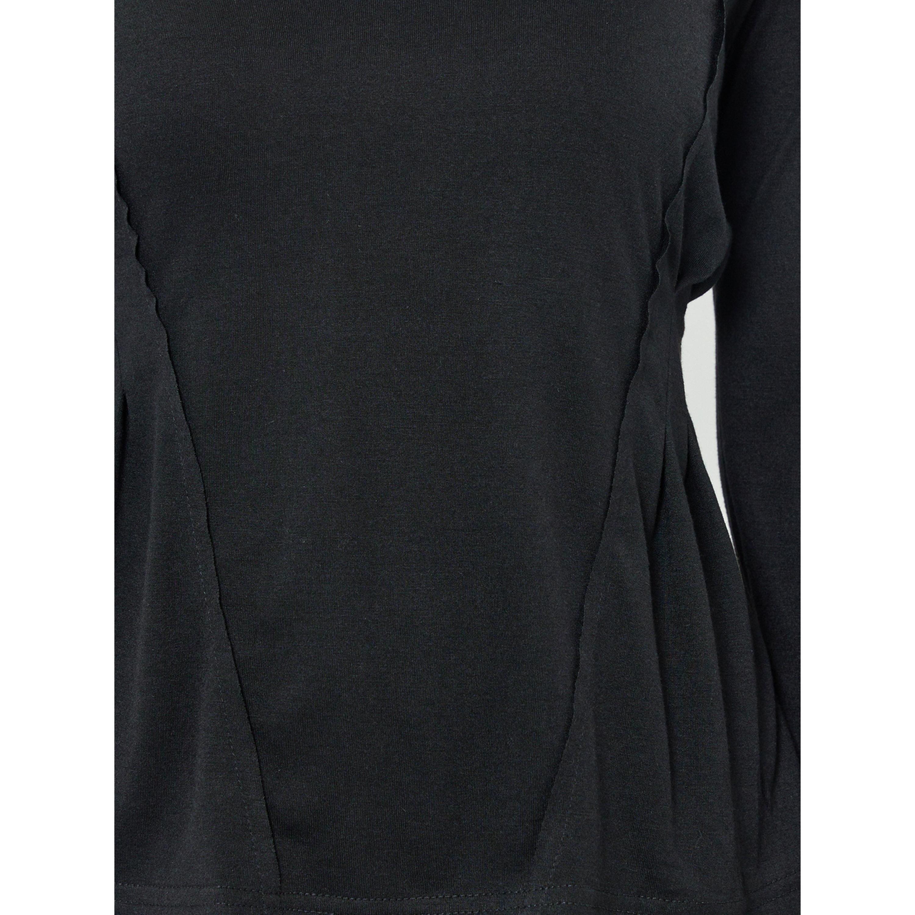 طقم منسق من بلوزة بكسرات عند الخصر وجوغر-women-clothing-coordsets-image-4