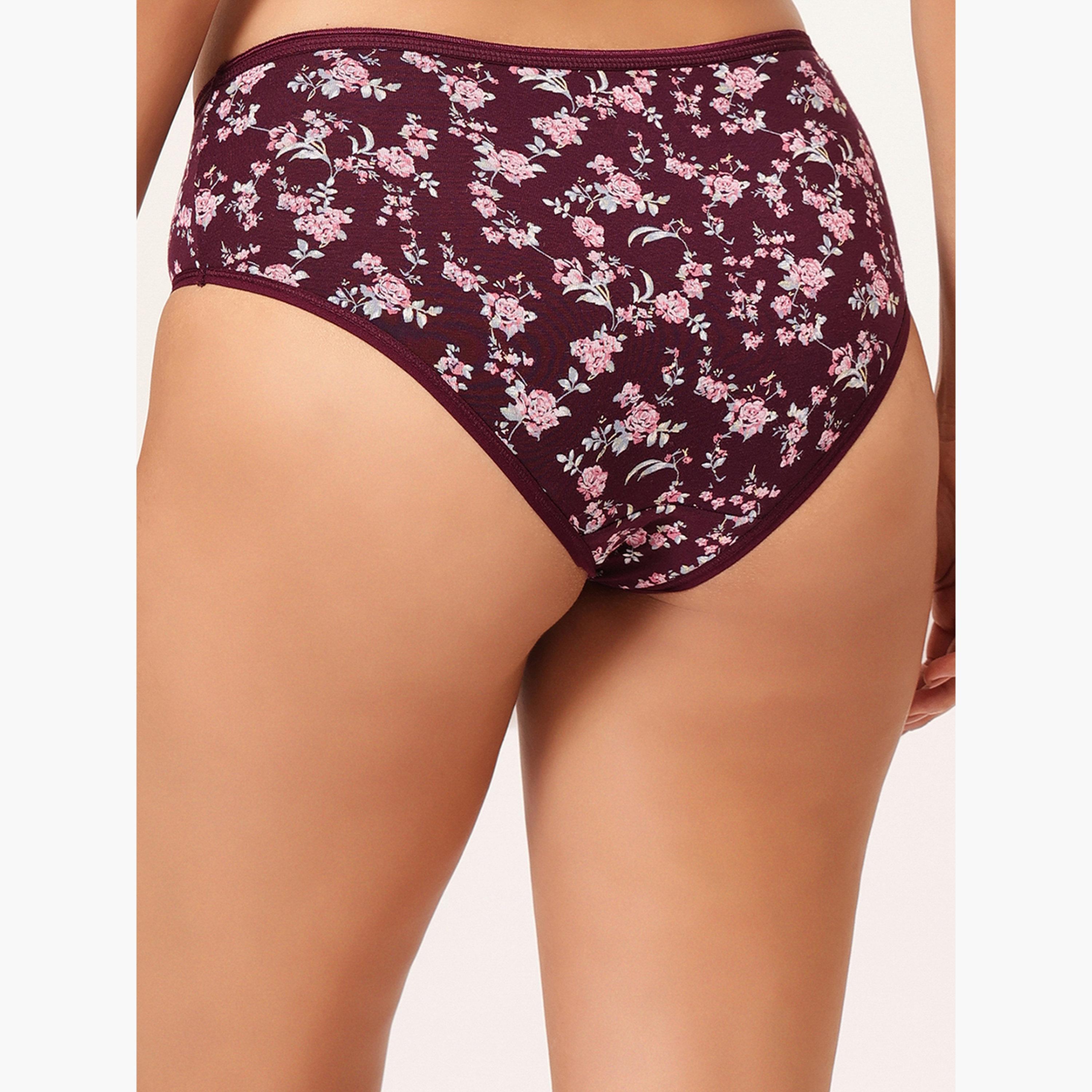 Clovia Pack of 3 - Mid-Waist Printed Hipster Panties - Cotton-women-clothing-lingerie-panties-image-5