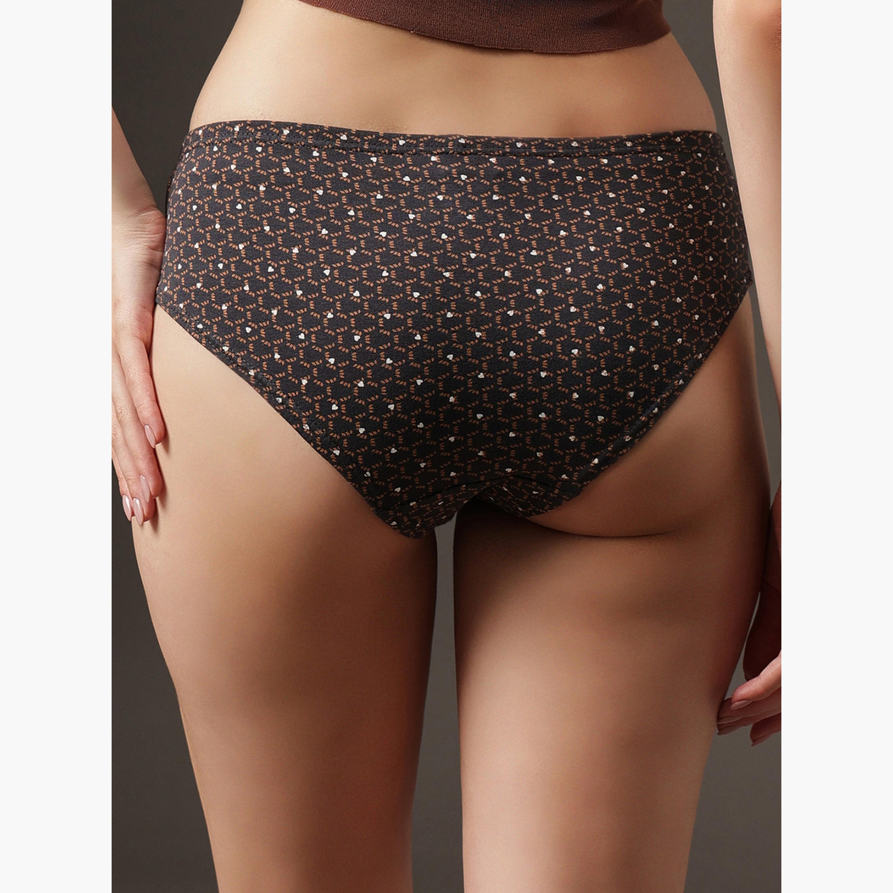 Clovia Pack of 3 - Mid-Waist Printed Hipster Panties with Inner Elastic-women-clothing-lingerie-panties-image-6