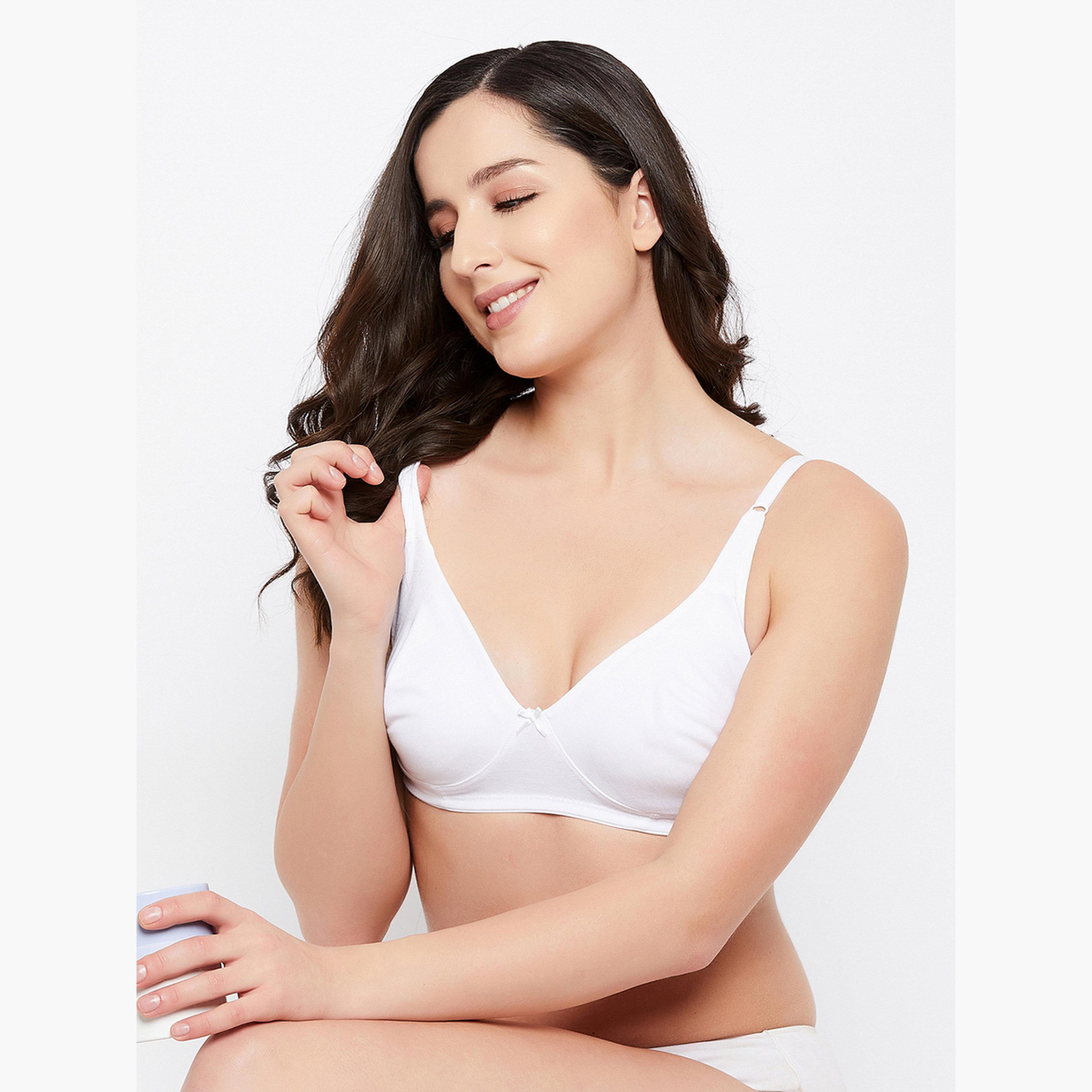 Clovia Cotton Rich Non-Padded Non-Wired Full Coverage T-shirt Bra-women-clothing-lingerie-bras-image-2