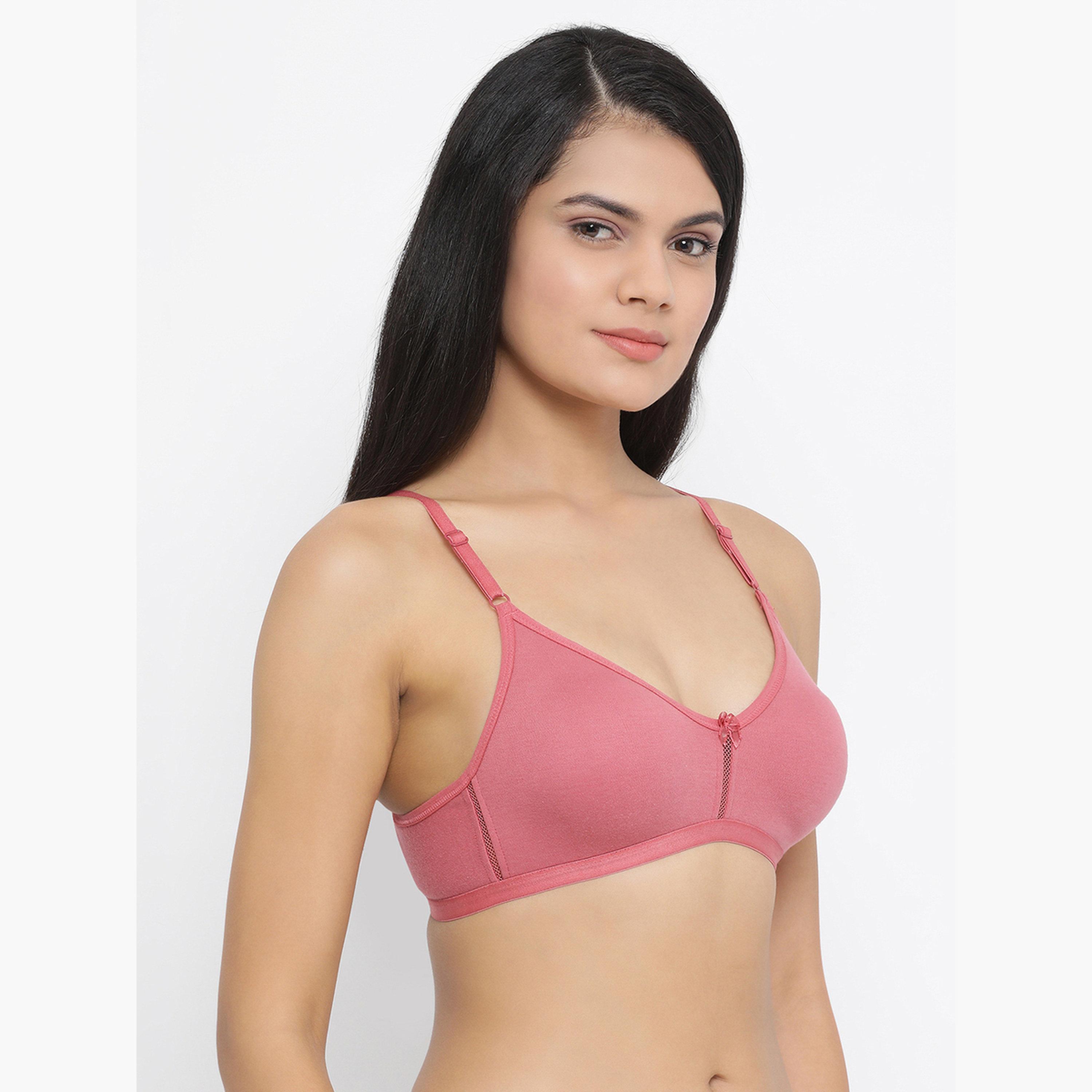 Clovia Cotton Rich Non-Padded Non-Wired Full Coverage Bra-women-clothing-lingerie-bras-image-2