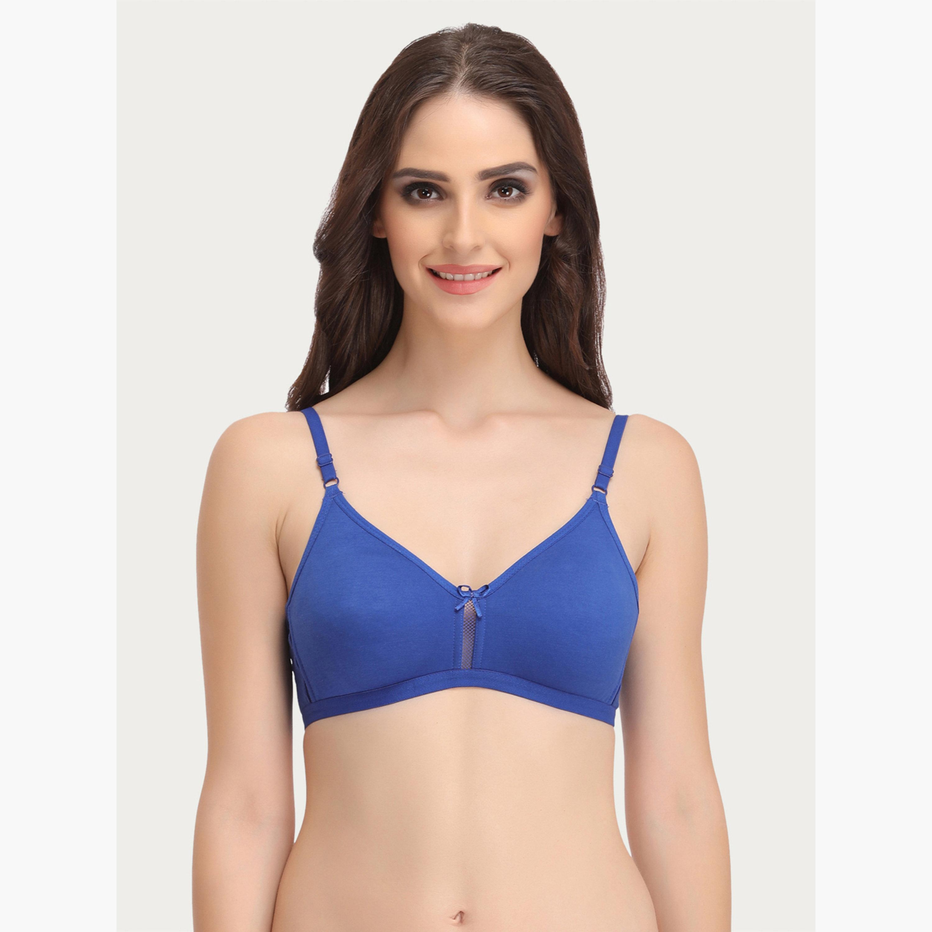 Clovia Cotton Rich Non-Padded Non-Wired Full Coverage Bra-women-clothing-lingerie-bras-image-1
