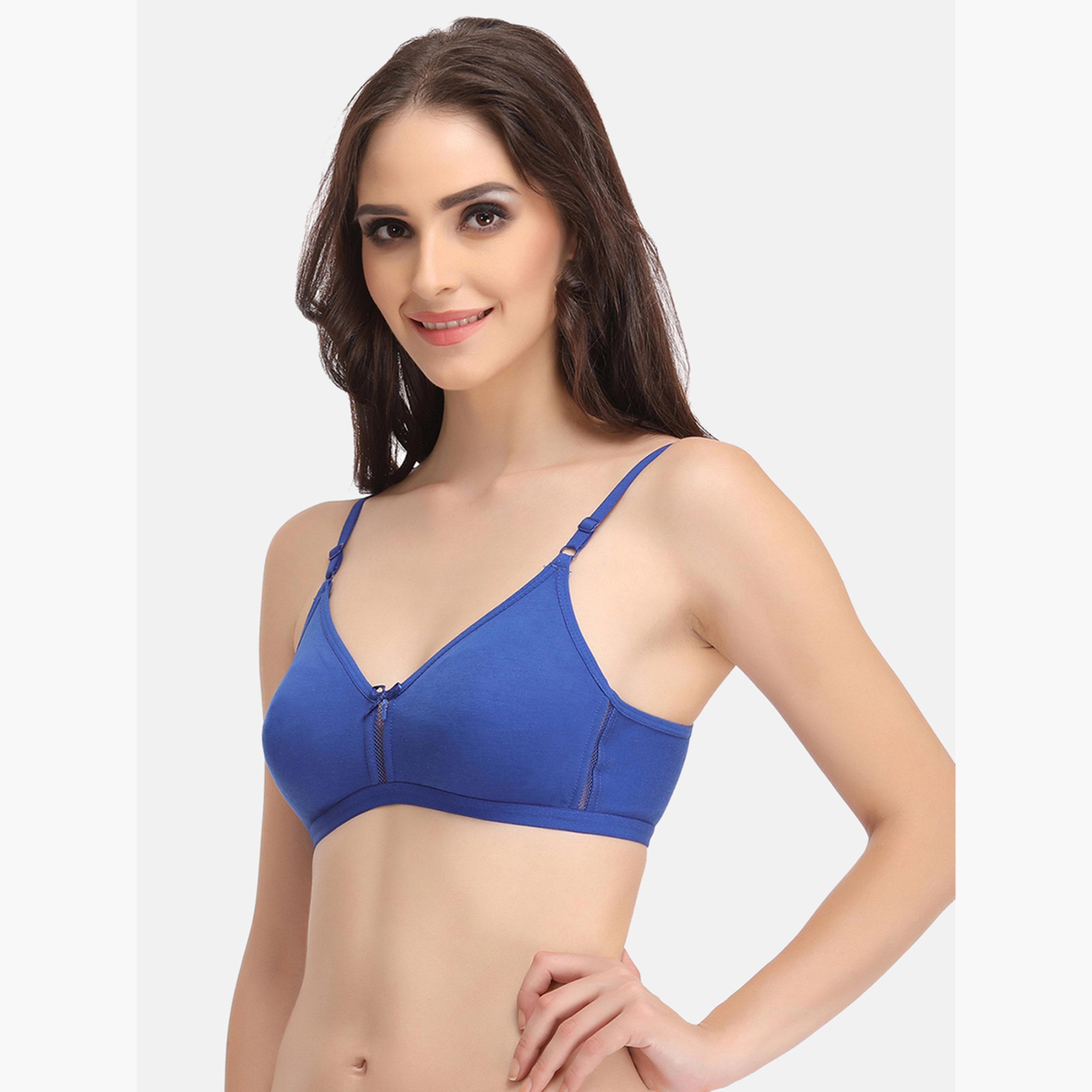 Clovia Cotton Rich Non-Padded Non-Wired Full Coverage Bra-women-clothing-lingerie-bras-image-2