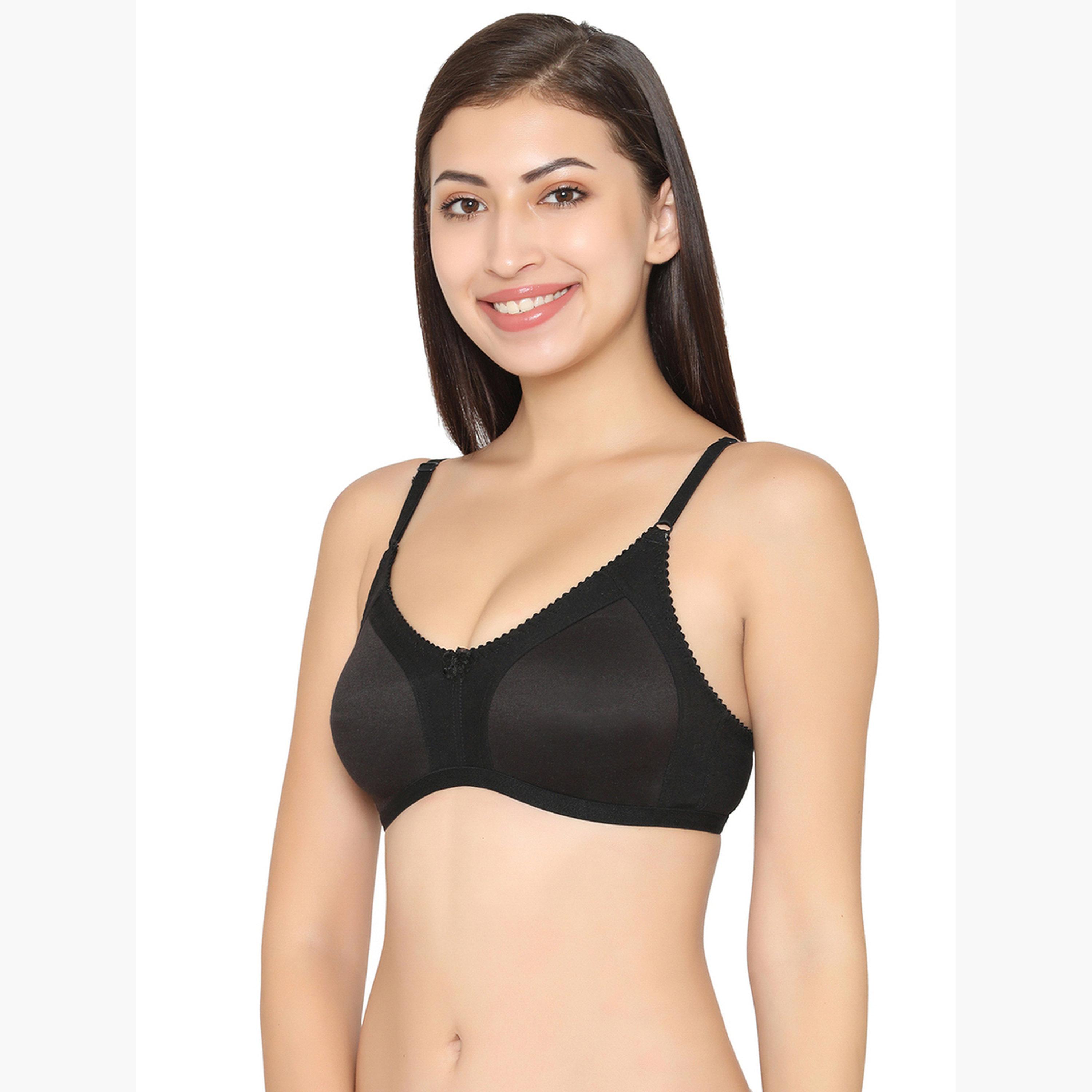 Clovia Cotton Non-Padded Non-Wired Full Coverage Spacer Cup Bra-women-clothing-lingerie-bras-image-3