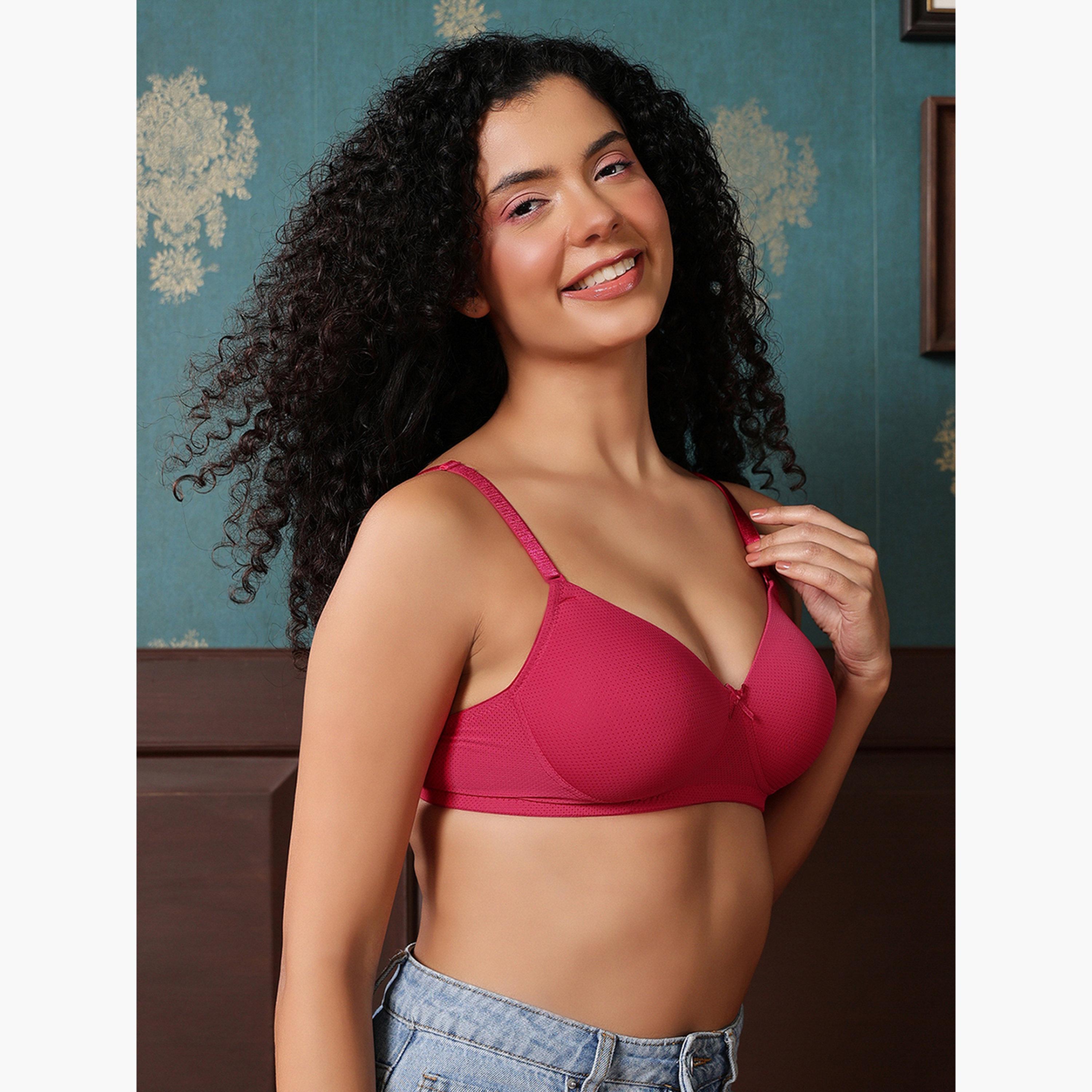 حمالة صدر تيشيرت متعددة الطرق بتغطية كاملة مع حشوة وبدون سلك-women-clothing-lingerie-bras-image-4