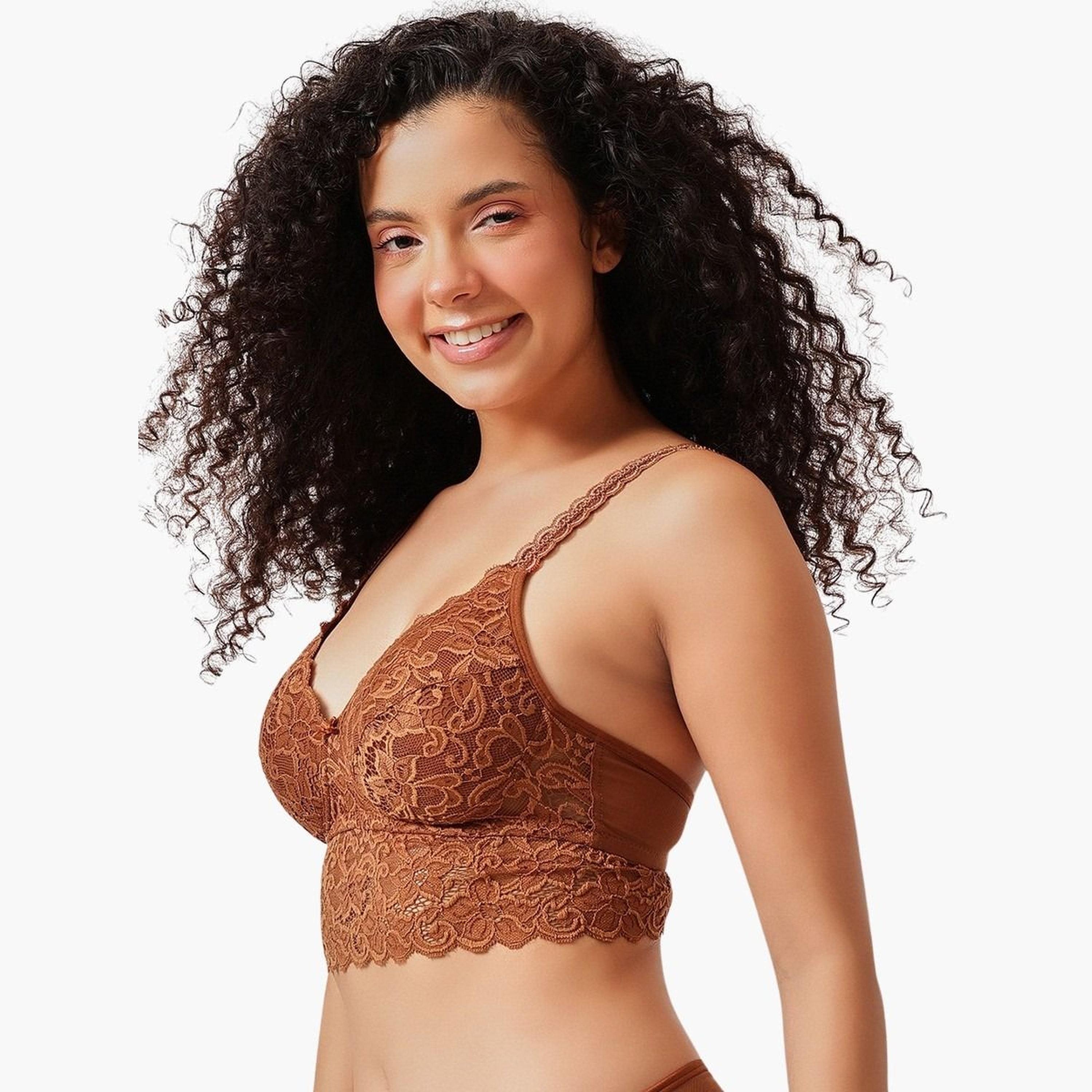 Clovia Padded Non-Wired Full Coverage Longline Bralette-women-clothing-lingerie-bras-image-1