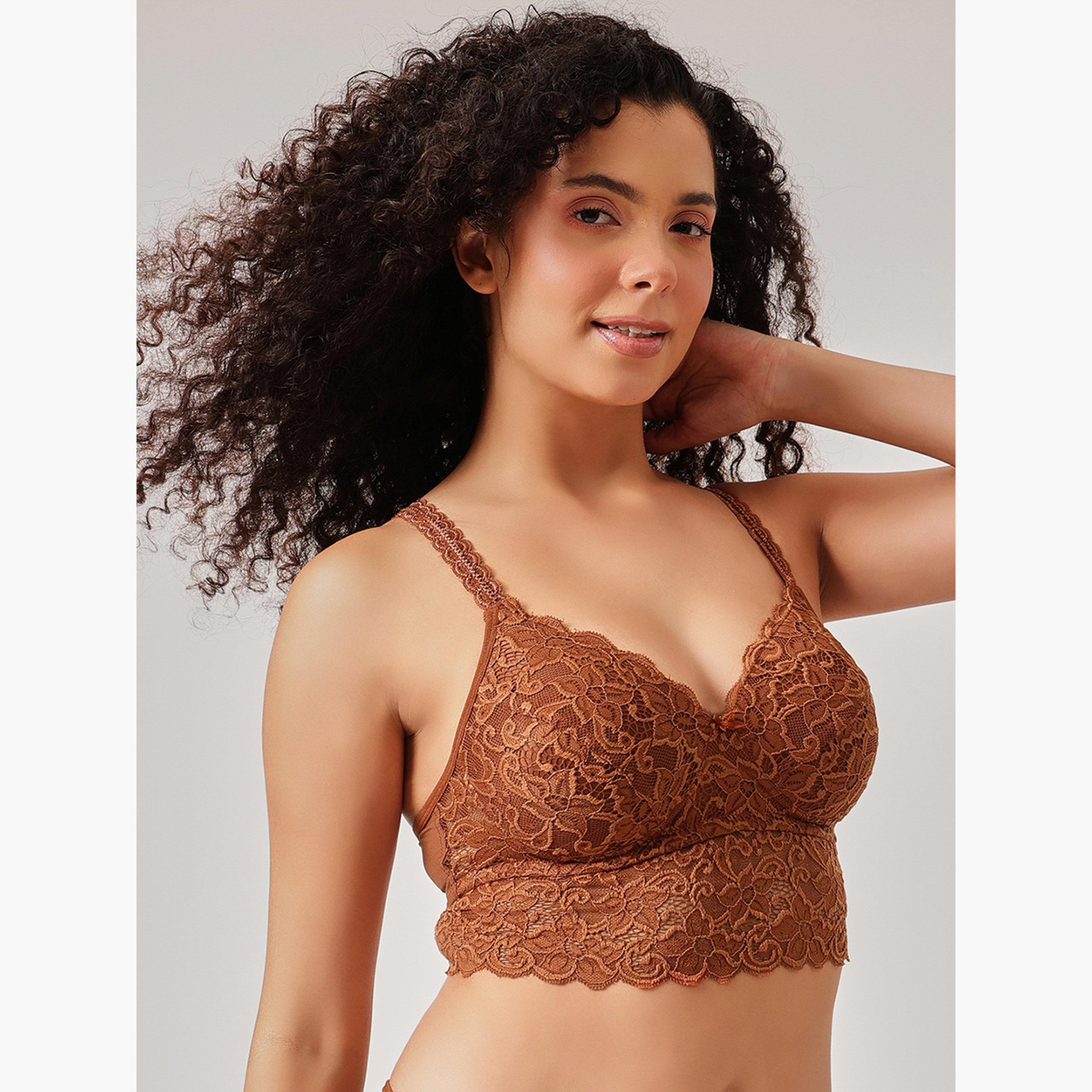 Clovia Padded Non-Wired Full Coverage Longline Bralette-women-clothing-lingerie-bras-image-4