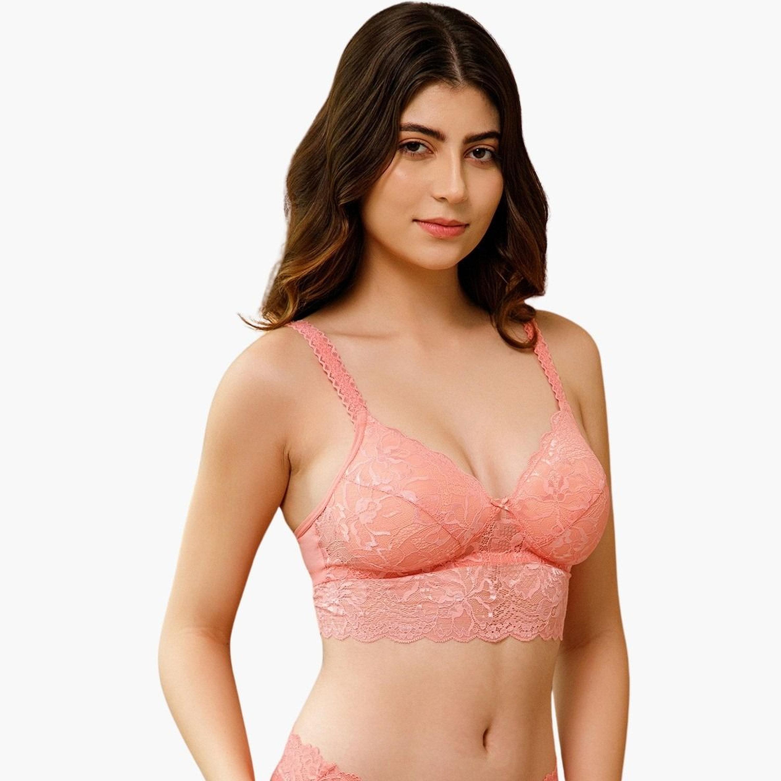 Clovia Padded Non-Wired Full Coverage Longline Bralette-women-clothing-lingerie-bras-image-1