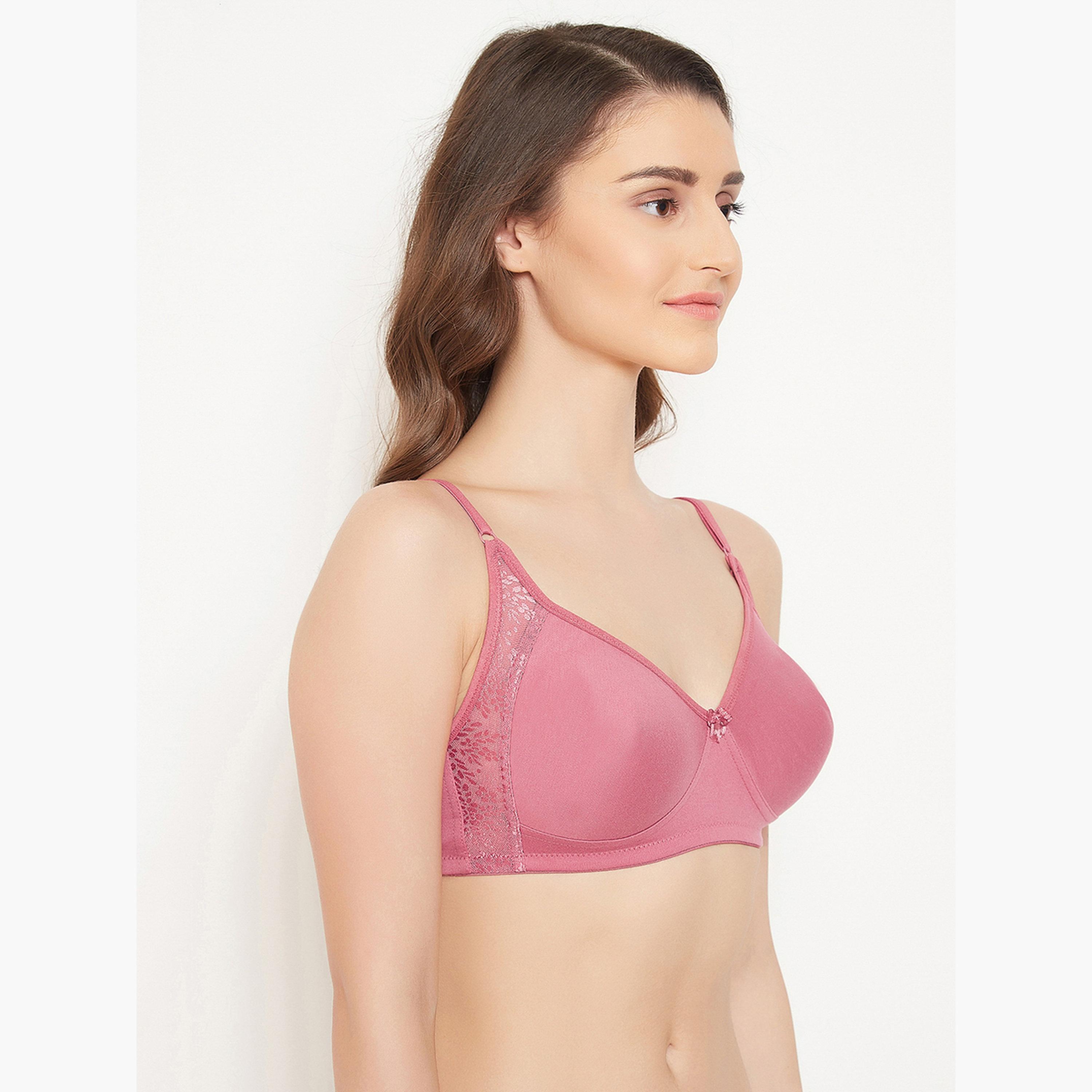 حمالة صدر تيشيرت قطن بتغطية كاملة بدون حشوة وبدون سلك-women-clothing-lingerie-bras-image-3