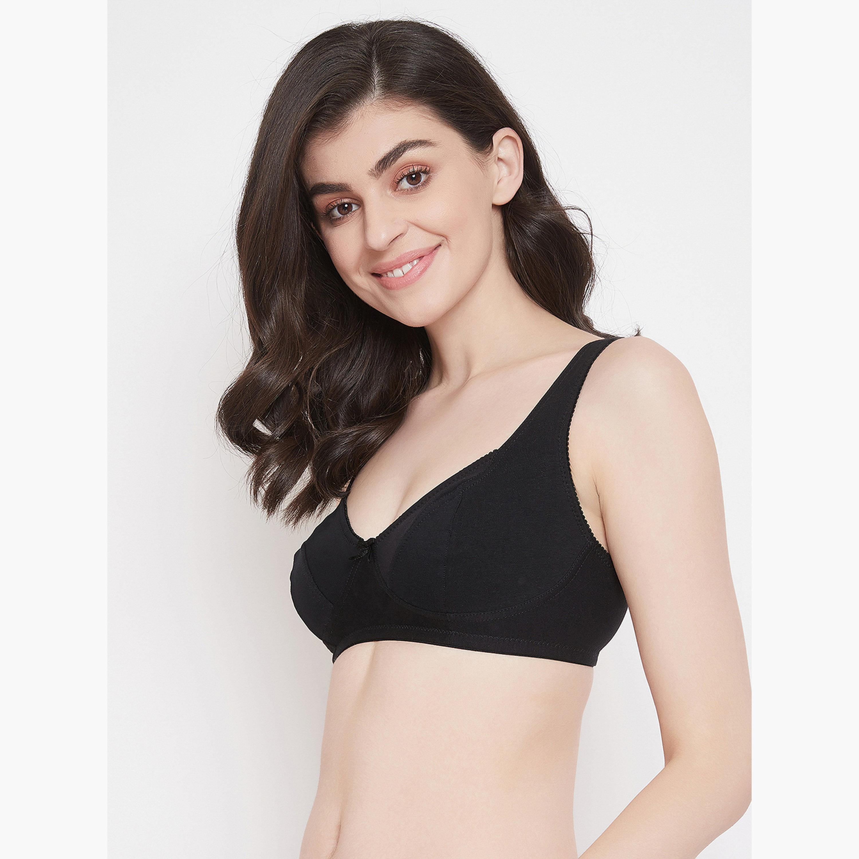 حمالة صدر قطن بتغطية كاملة بدون حشوة وبدون سلك-women-clothing-lingerie-bras-image-3