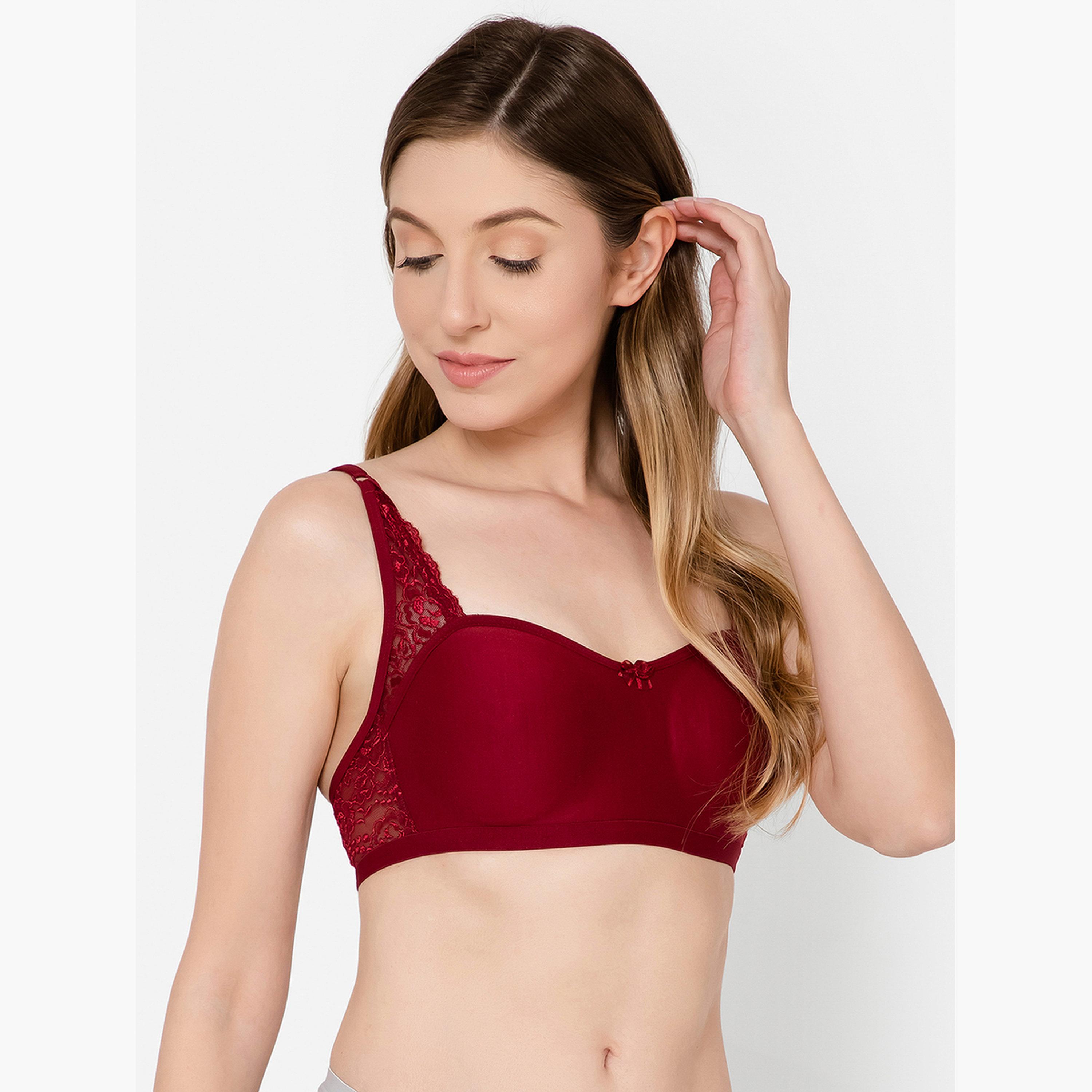 Clovia Non-Padded Non-Wired Full Coverage Spacer Cup Balconette T-Shirt Bra-women-clothing-lingerie-bras-image-4