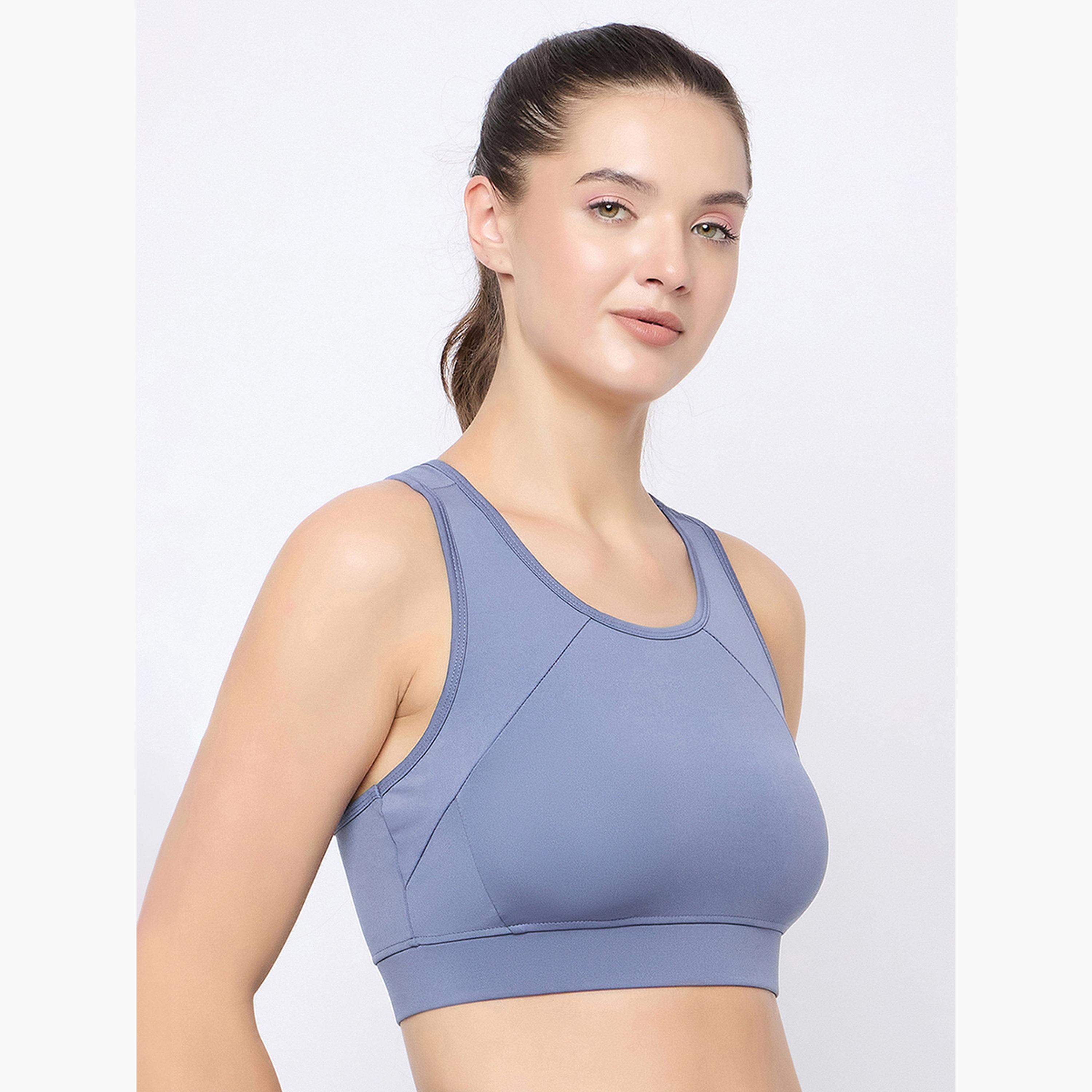 Clovia Medium Impact Padded Racerback Sports Bra with Removable Cups-women-clothing-lingerie-bras-image-4