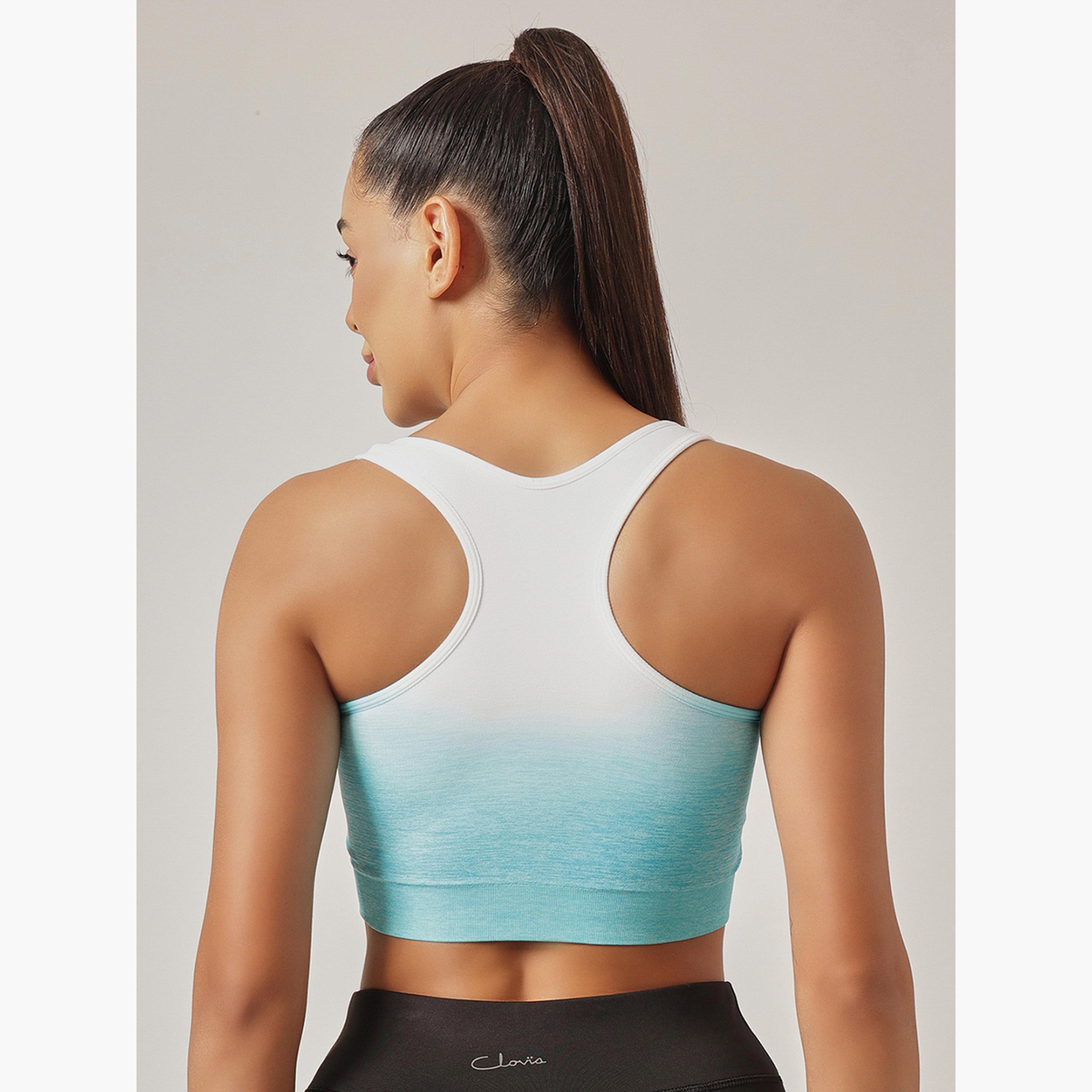 حمالة صدر رياضية بطبعة متدرجة وبحشوات قابلة للإزالة ودعم خفيف-sports-women-clothing-sportsbras-image-4