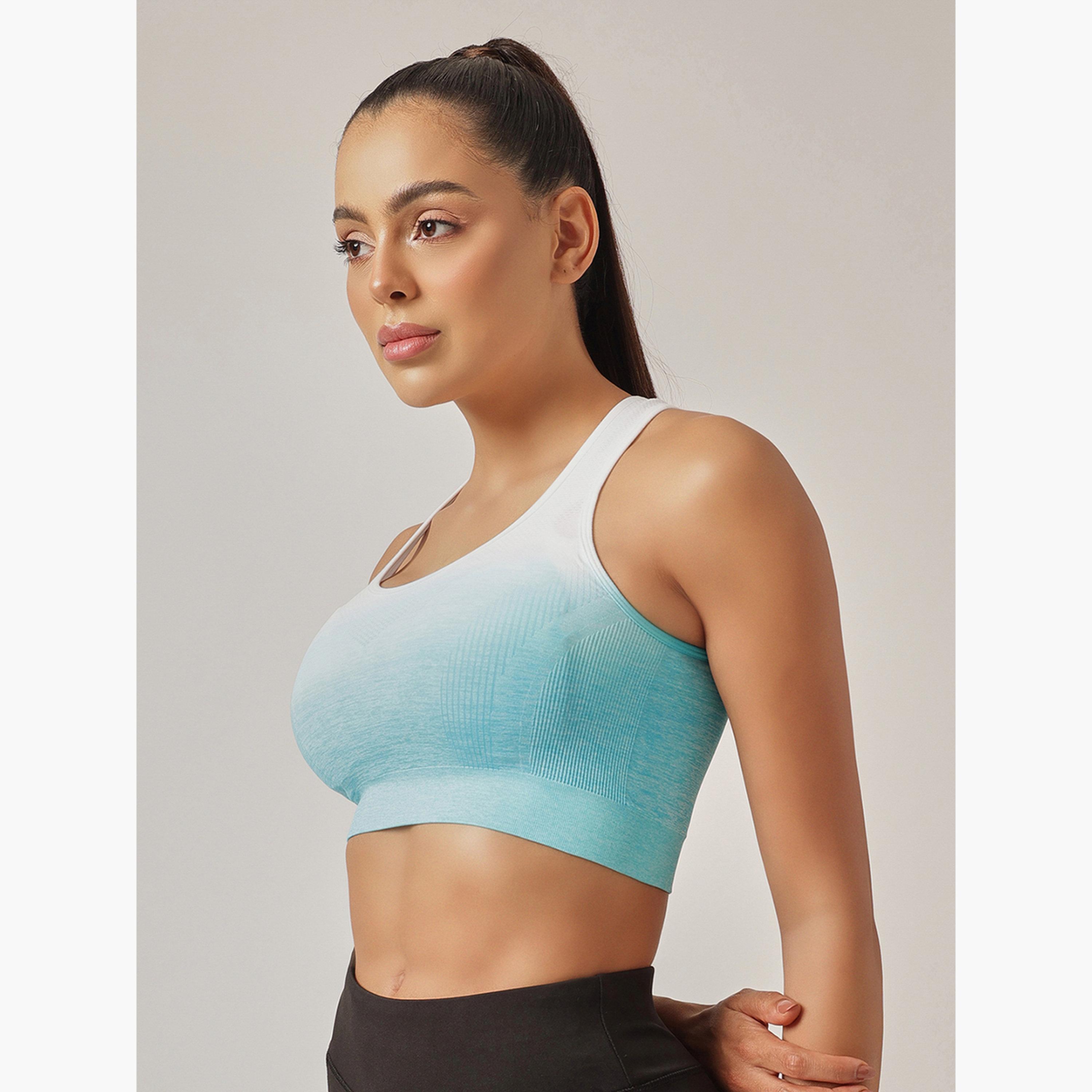حمالة صدر رياضية بطبعة متدرجة وبحشوات قابلة للإزالة ودعم خفيف-sports-women-clothing-sportsbras-image-5